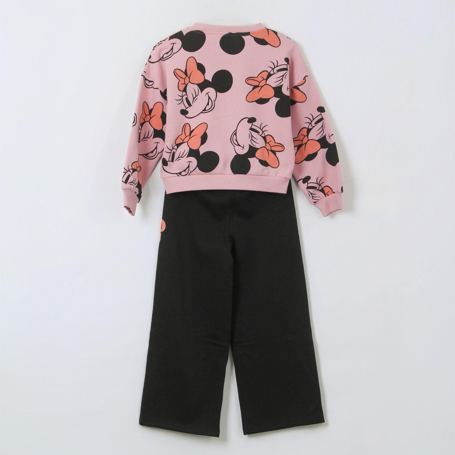 Conjunto Buzo Niña Print Minnie Rosado Disney-1