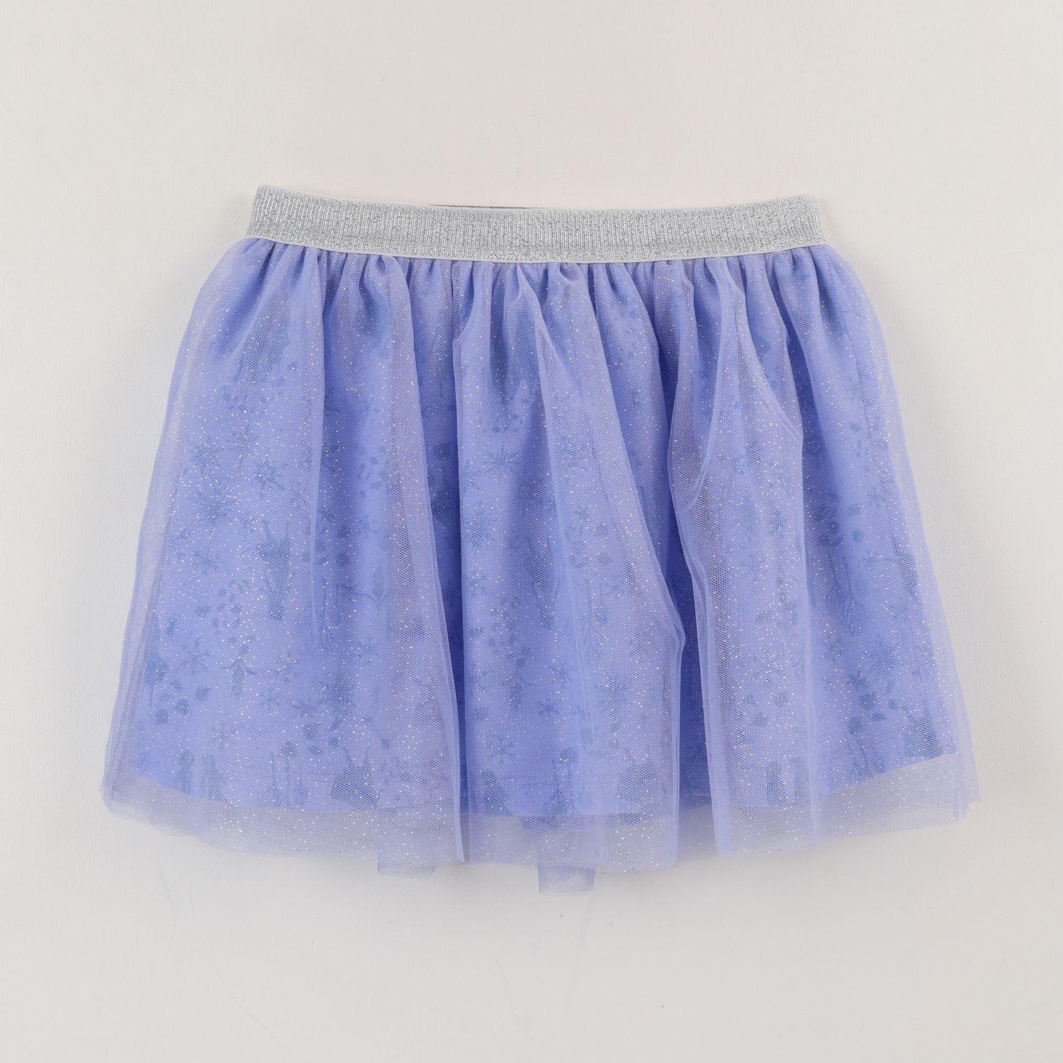 Falda Niña Morado Tull Frozen Disney-1