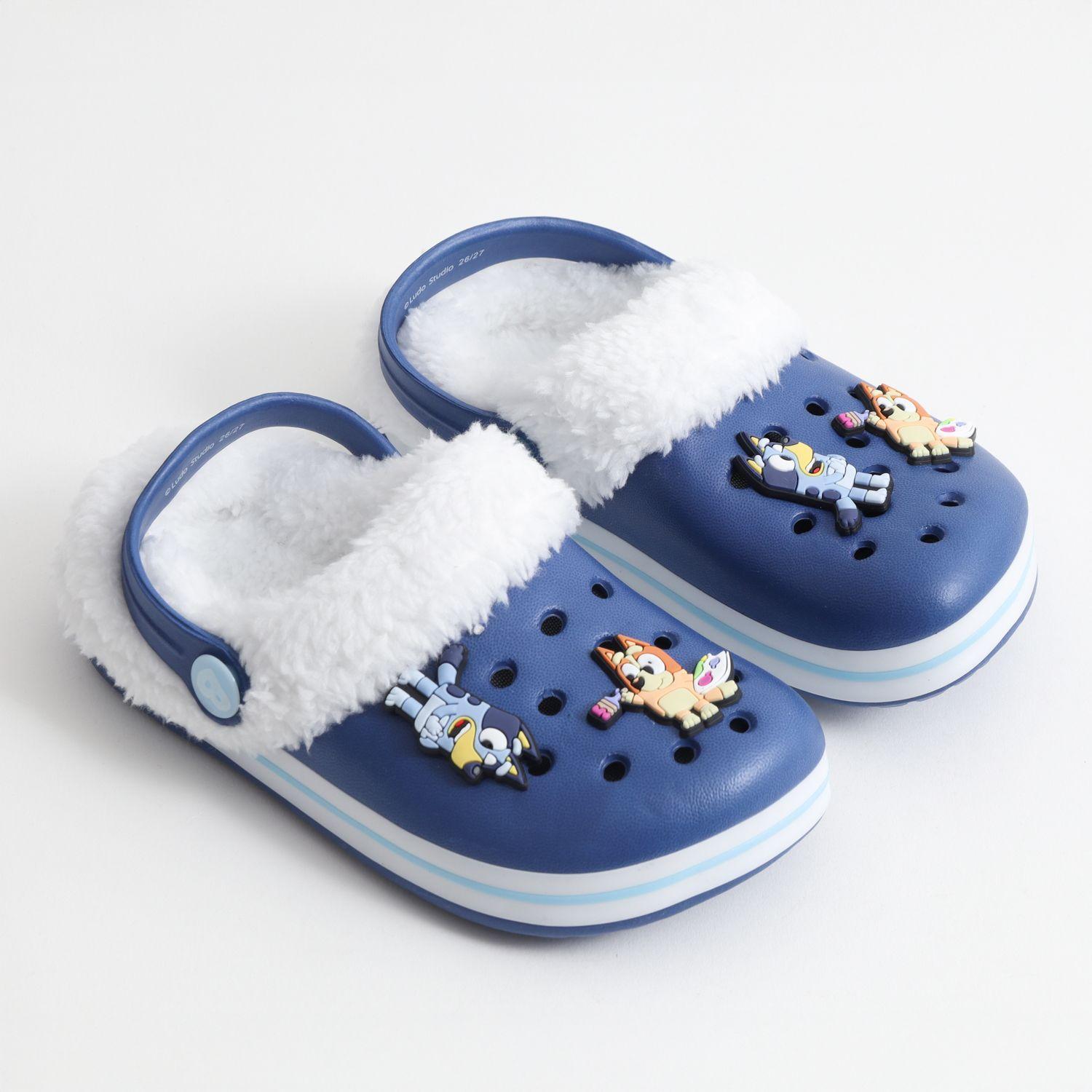 Zueco de Eva Niño Chiporro Pins Azul Marino Bluey-1