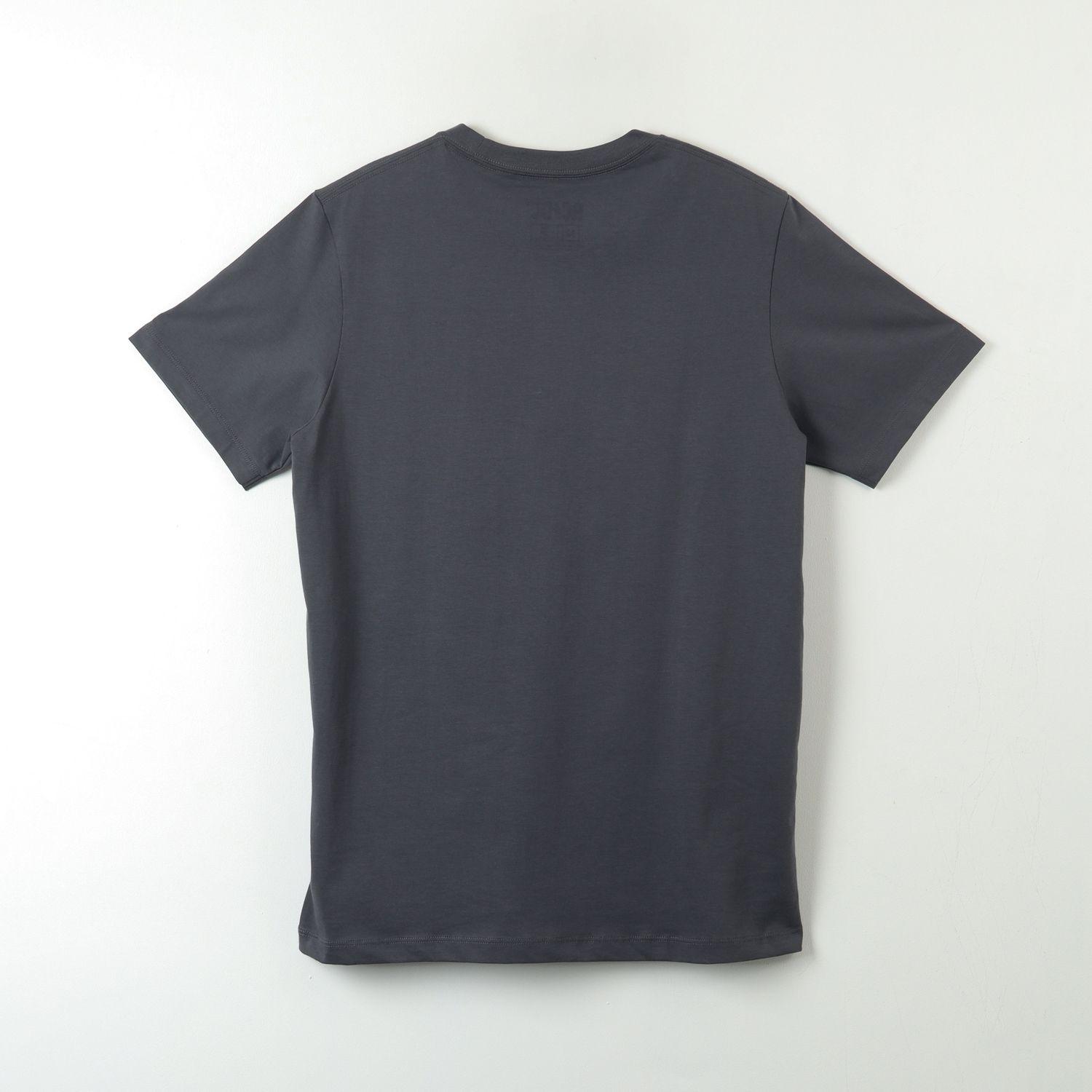 Polera Manga Corta Hombre Black And Black Gris AC/DC-2