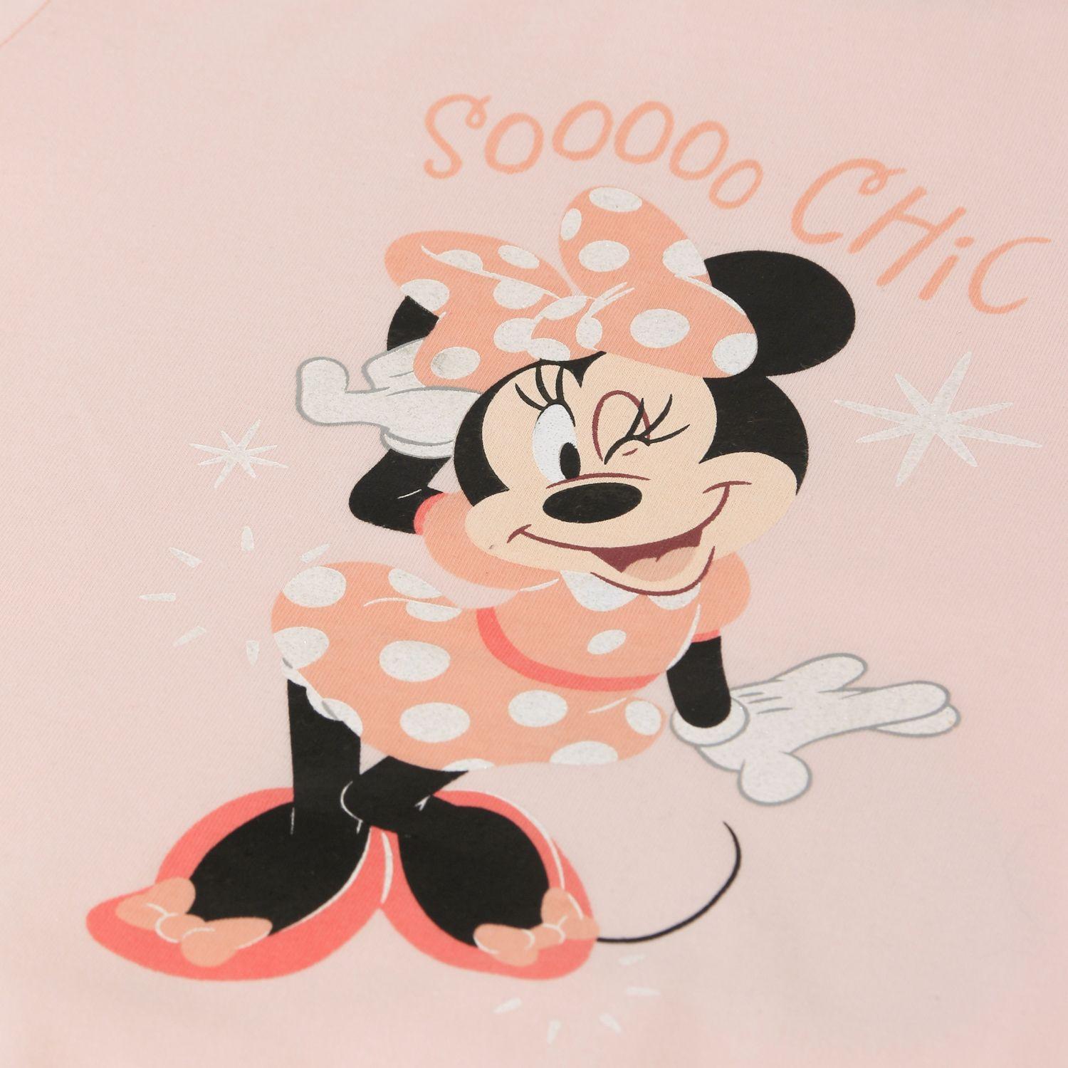 Pijama Manga Larga Niña Soooo Chic Minnie Rosado Disney-2