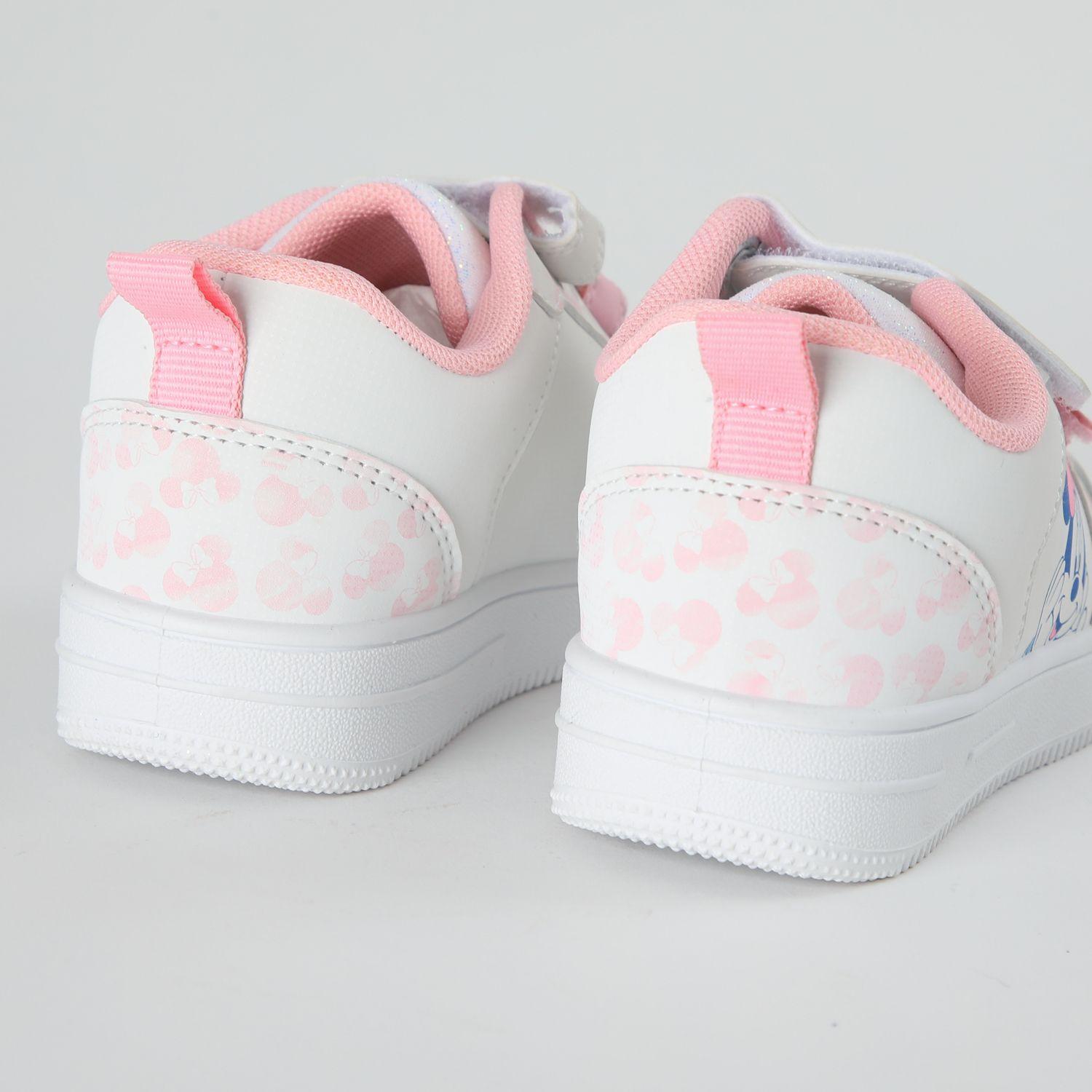 Zapatilla Niña Velcro Minnie Smile Blanco Disney-2