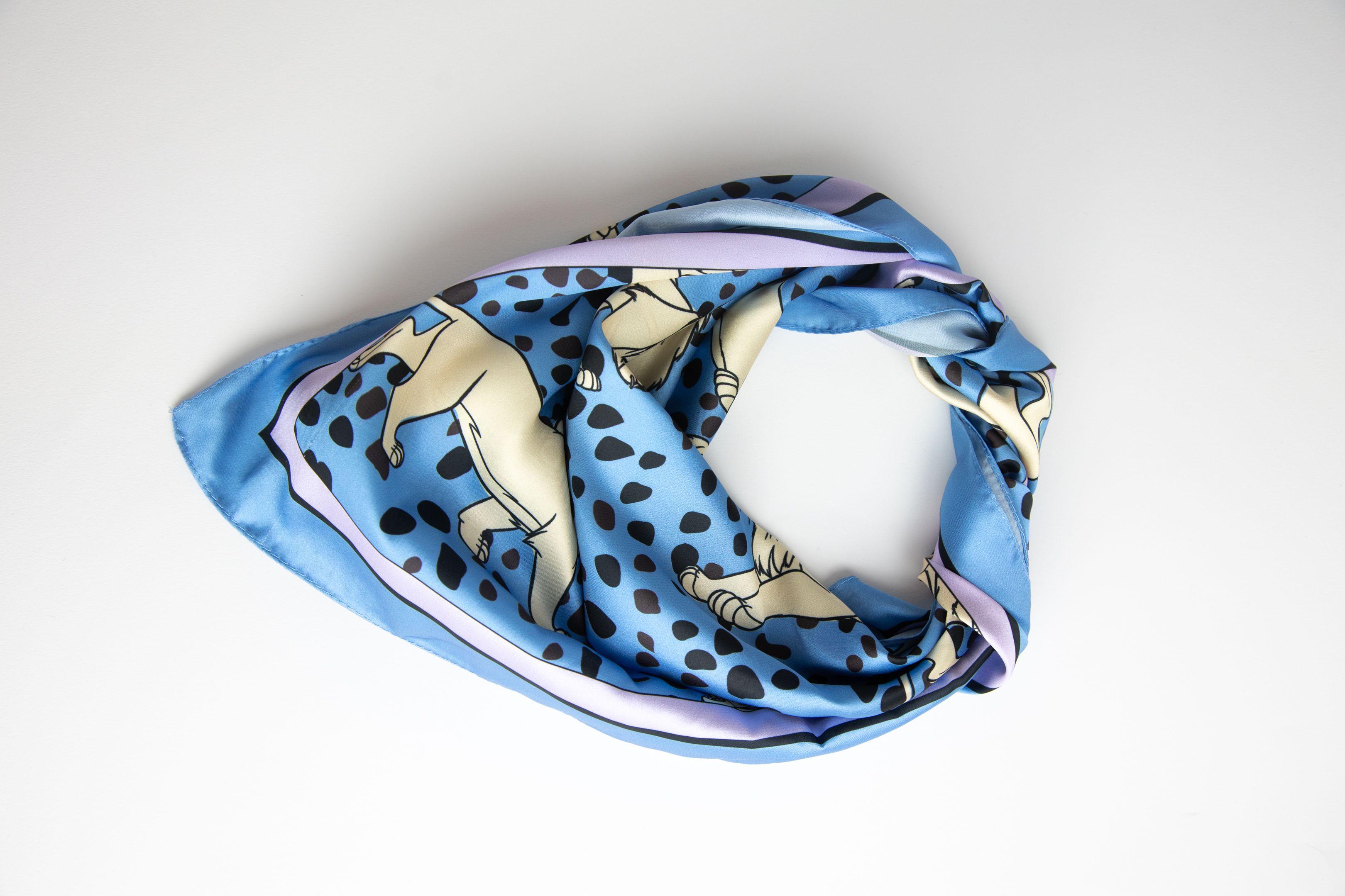 Pañuelo Mujer Rey Leon Azul Disney-1