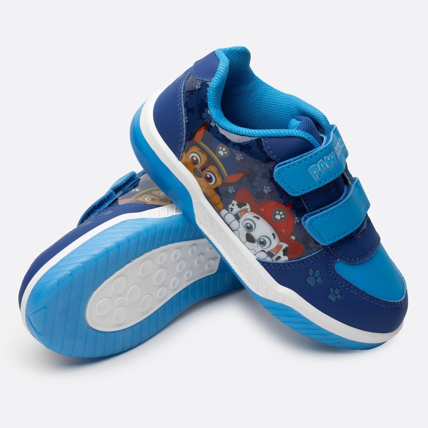 Zapatillas Con Luces Niño Chase y Marshall Azul Paw Patrol-2