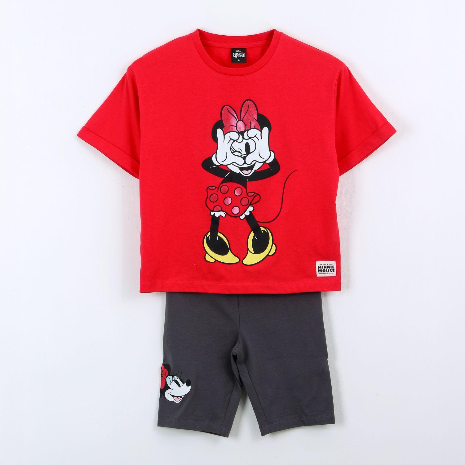 Conjunto Niña Minnie Disney Rojo-0