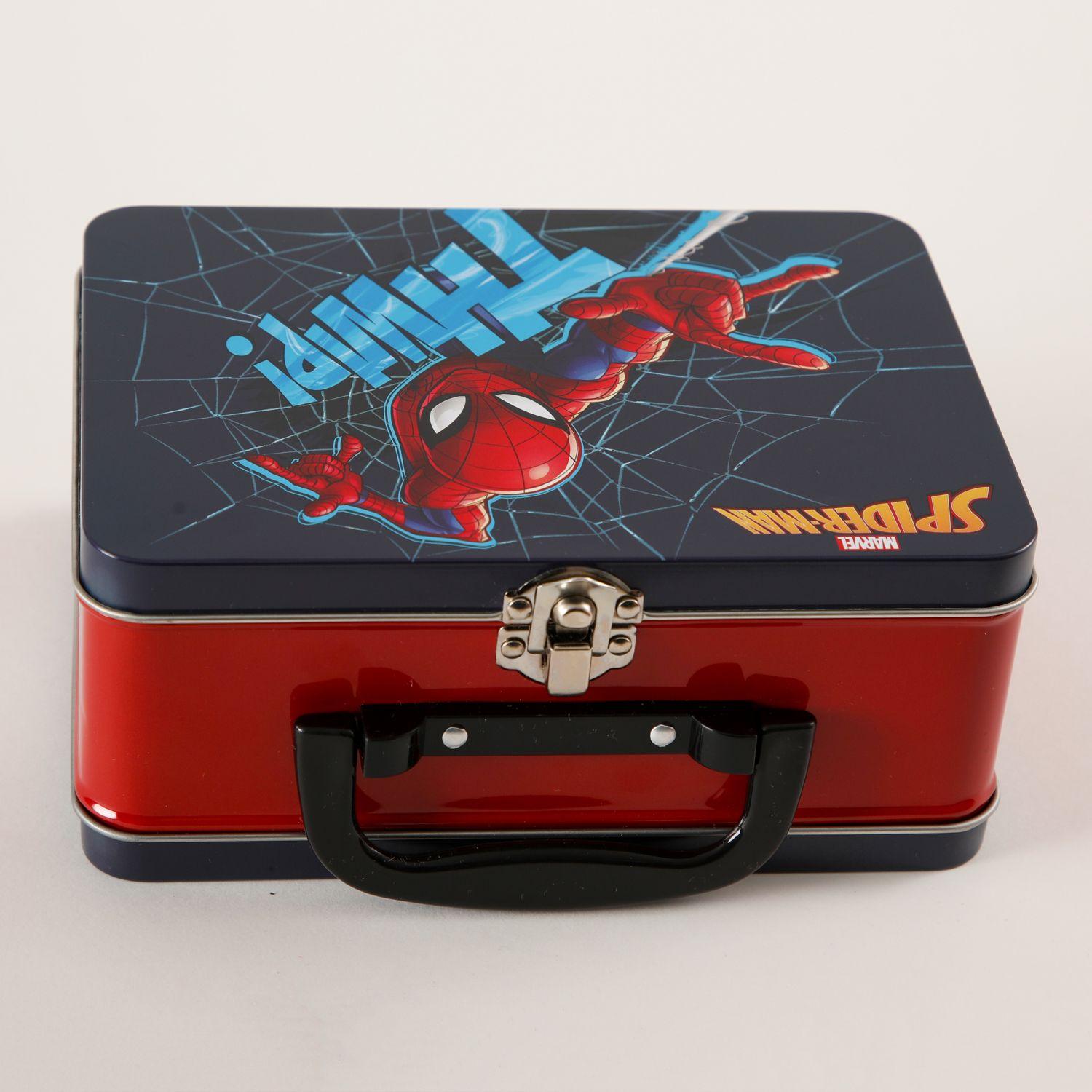Pijama Corto Niño Spiderman Cabezas Gris Marvel-5
