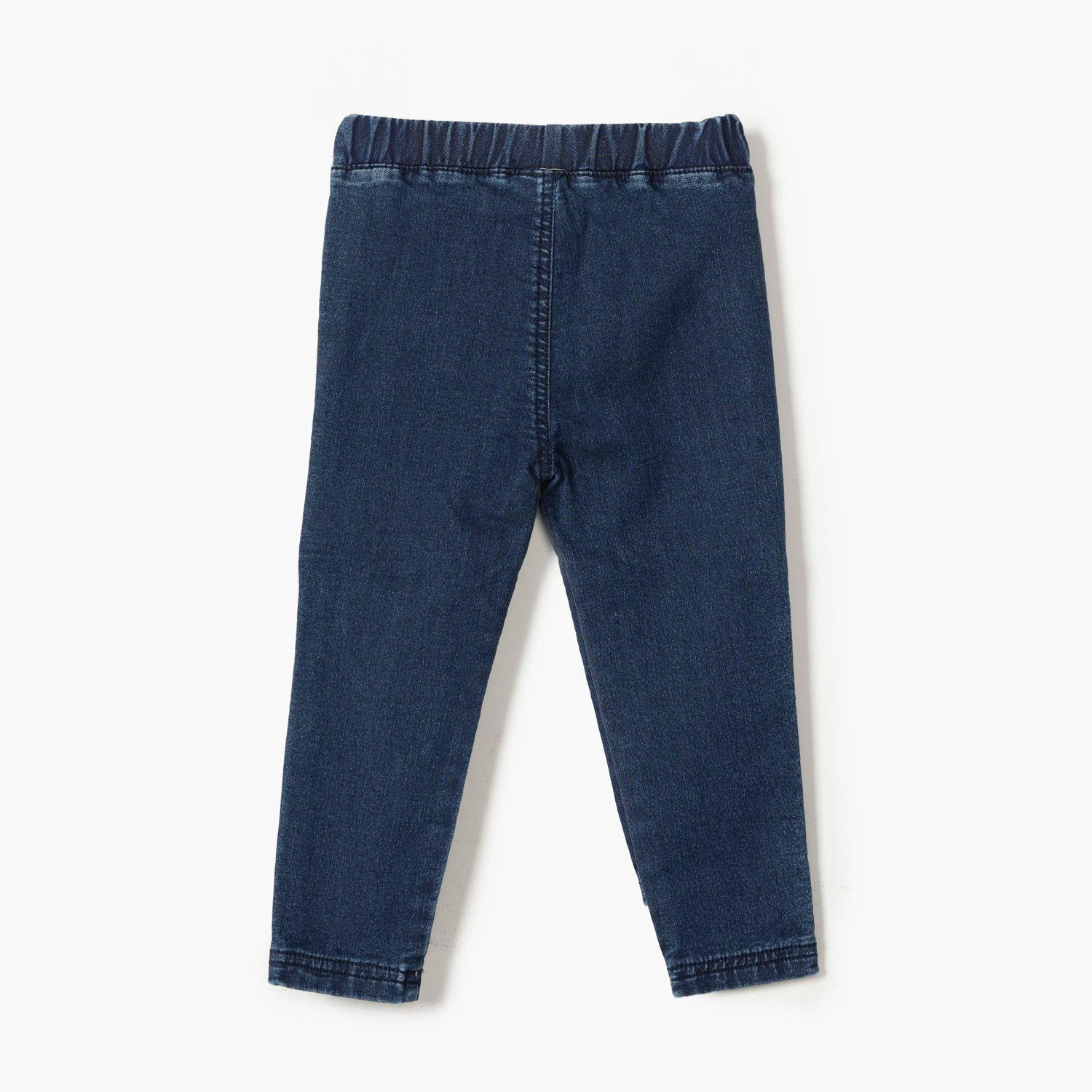 Calza Niña Logo Minnie Denim Disney-3