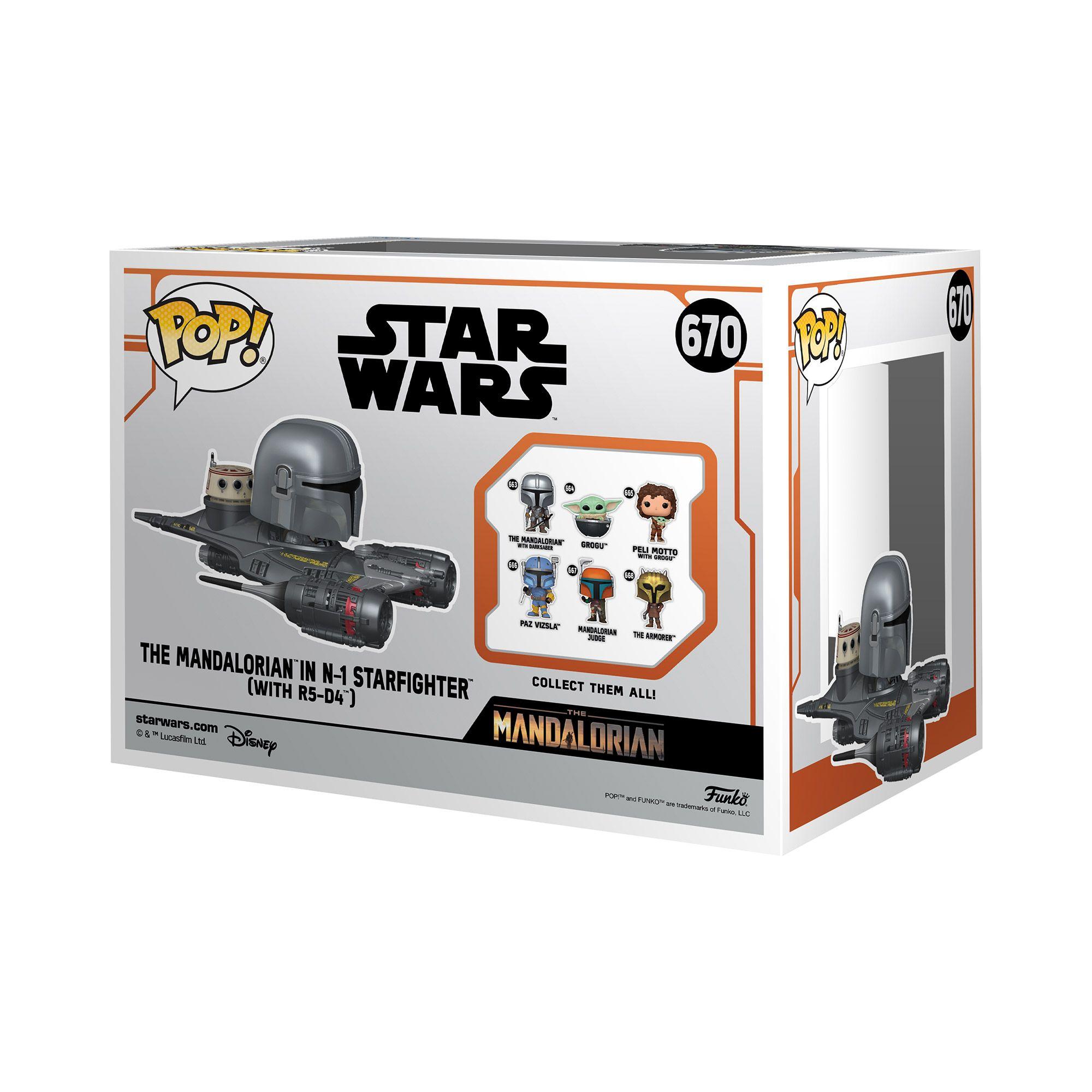 Funko Pop The Mandalorian & N-1 Starfighter Mnd S9 - 670-2