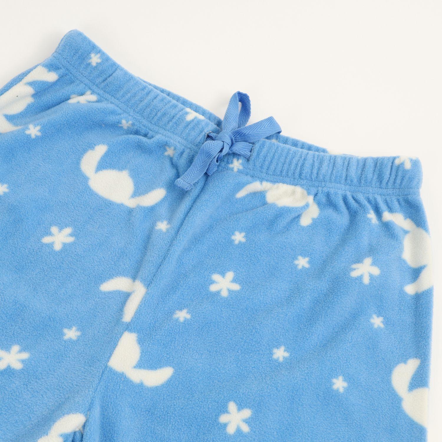 Pijama Polar Mujer Lilo & Stitch Morning Celeste Disney-4