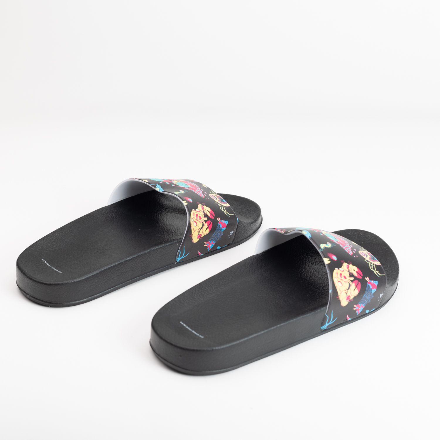Sandalias Hombre Just them Negro Rick and Morty-3