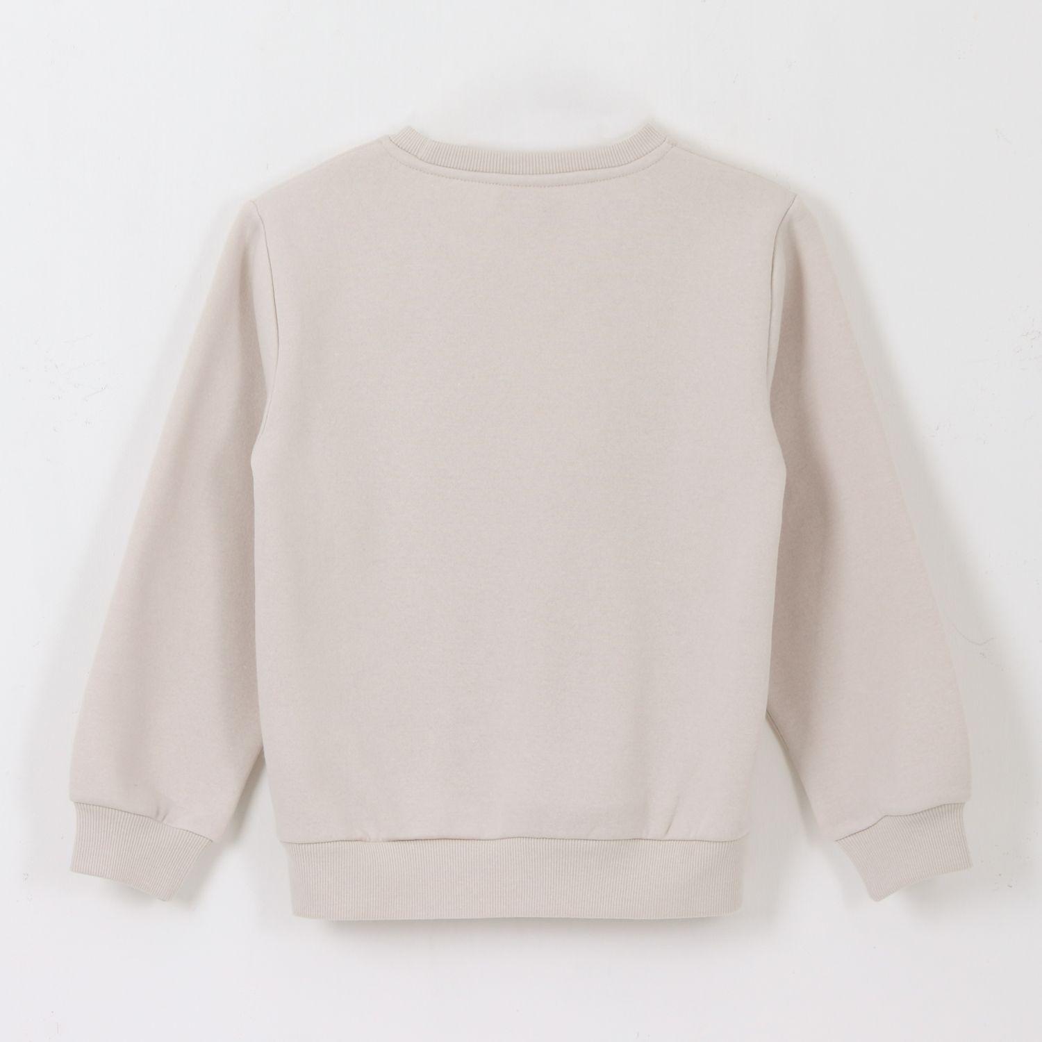 Polerón Cerrado Niña Personaje Gris Blanco Hello Kitty-1