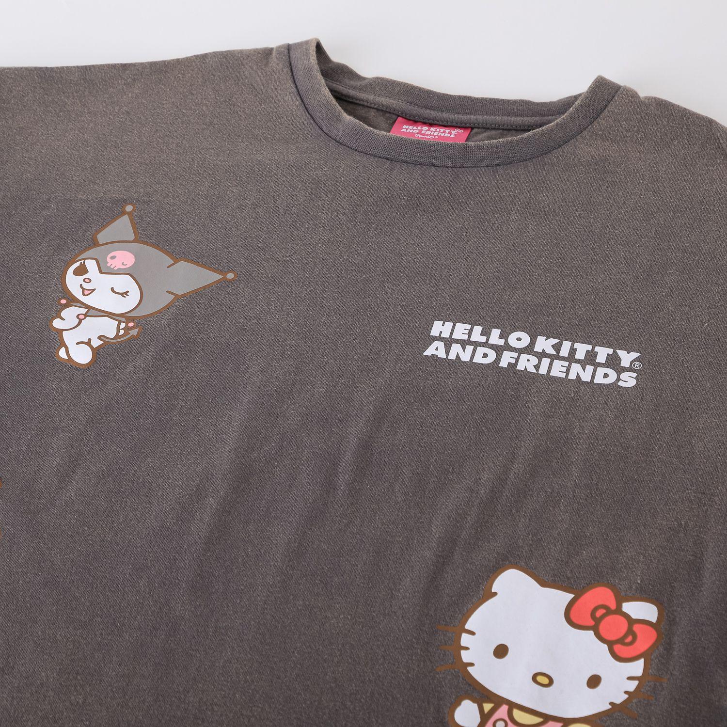 Conjunto Niña Hello Kitty Personajes Gris-2