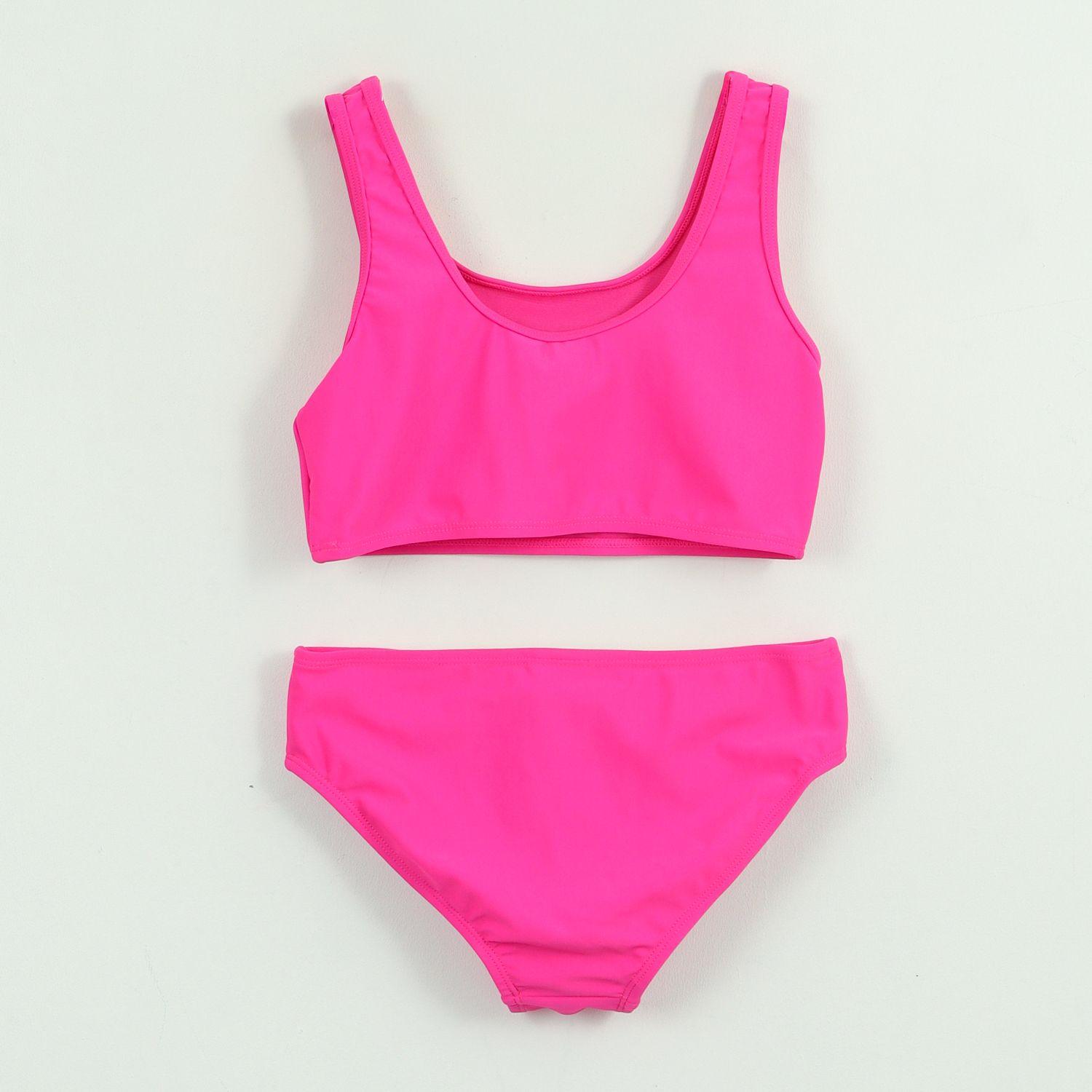 Bikini Niña Rosa 2 piezas Barbie-1