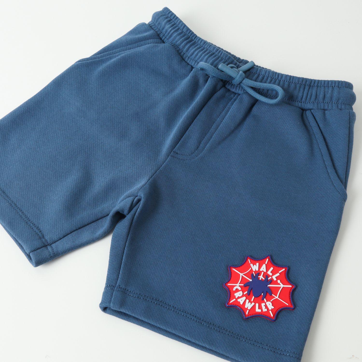 Conjunto Niño Azul Spiderman Jump Rayas Marvel-4