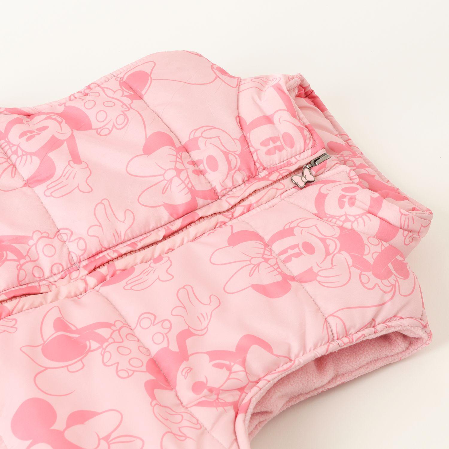 Parka Niña Minnie Details Rosado Disney-3