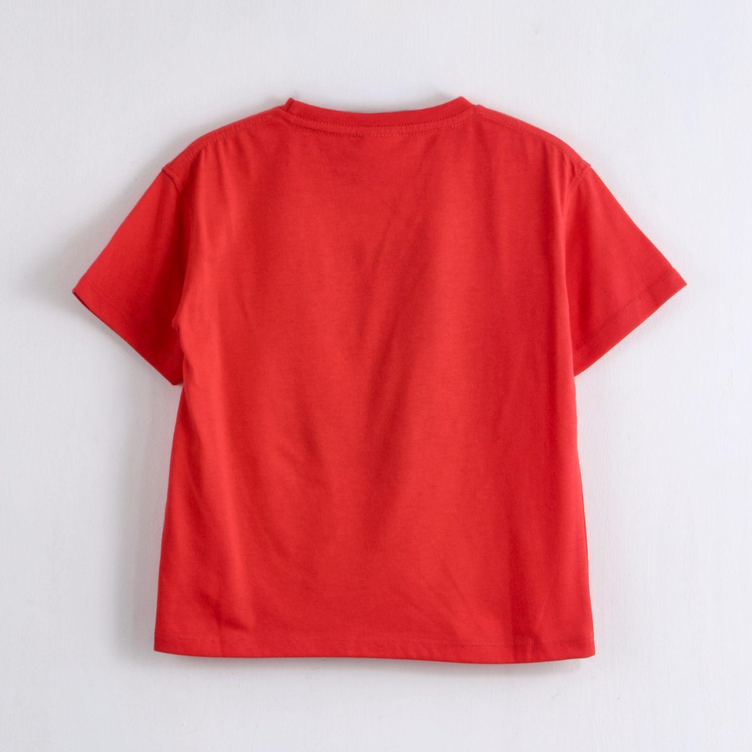 Polera Manga Corta Niño Spidey Marvel Icono Rojo-1