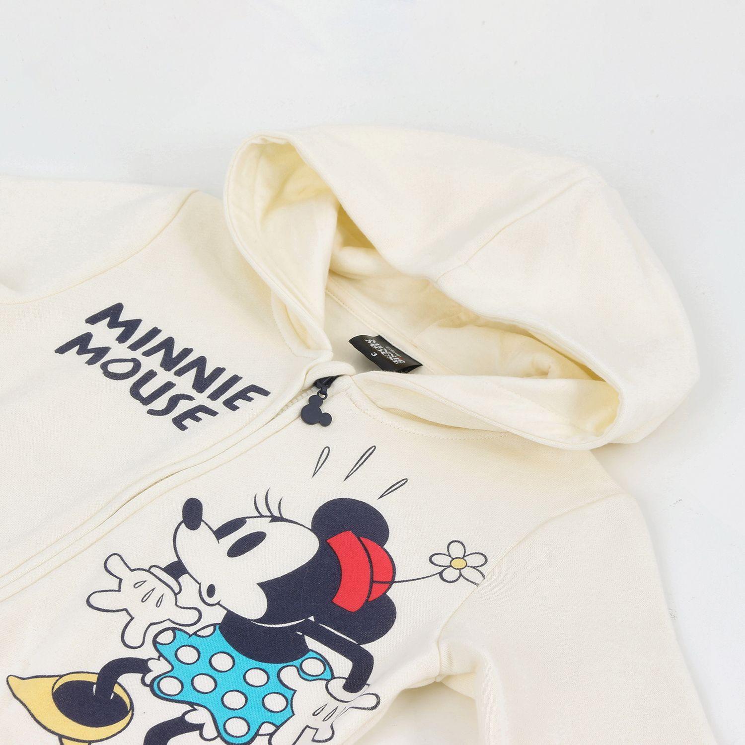 Conjunto Buzo Niña Minnie Mouse Blanco Disney-2