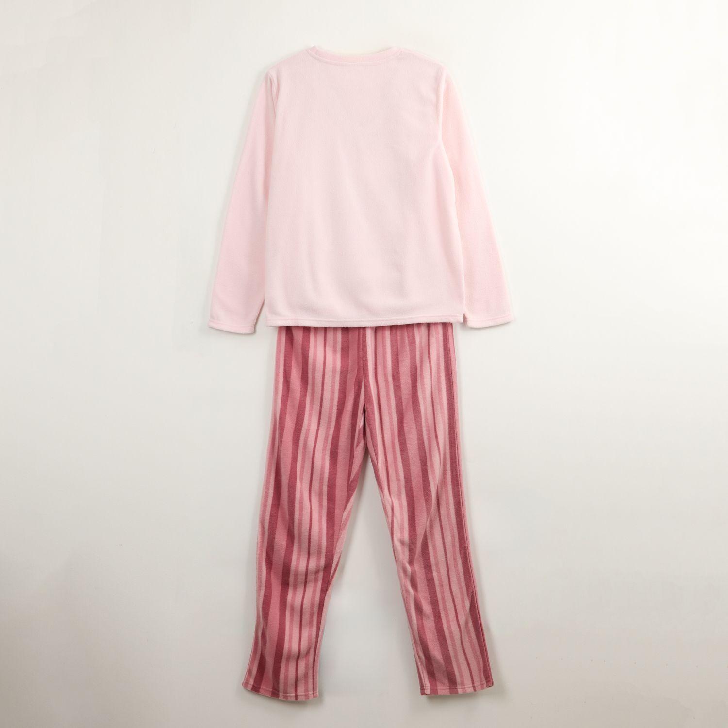 Pijama Polar Mujer Abrazo Rosado Snoopy-5