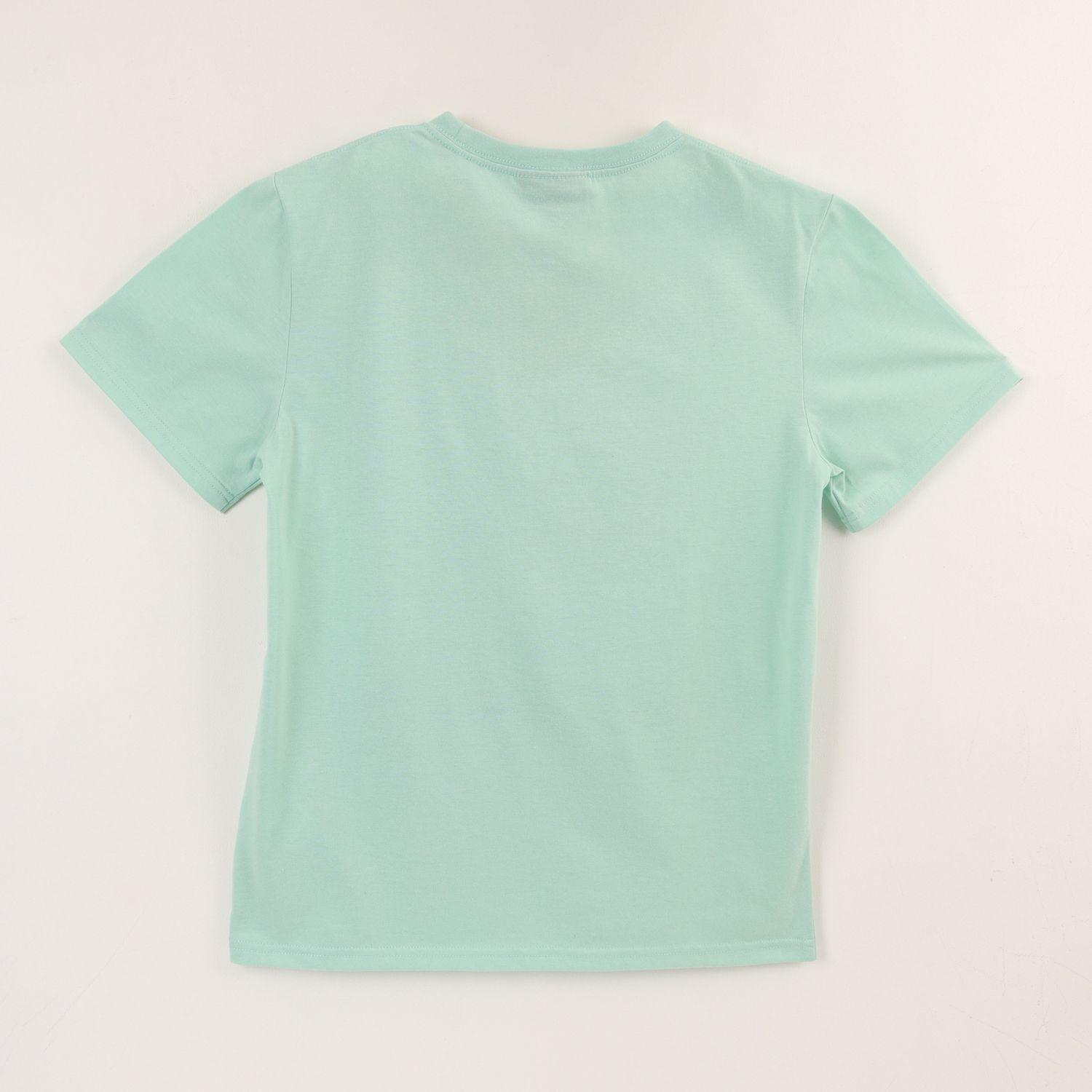 Polera Manga Corta Niño Verde Sequins Reversi Minecraft-1