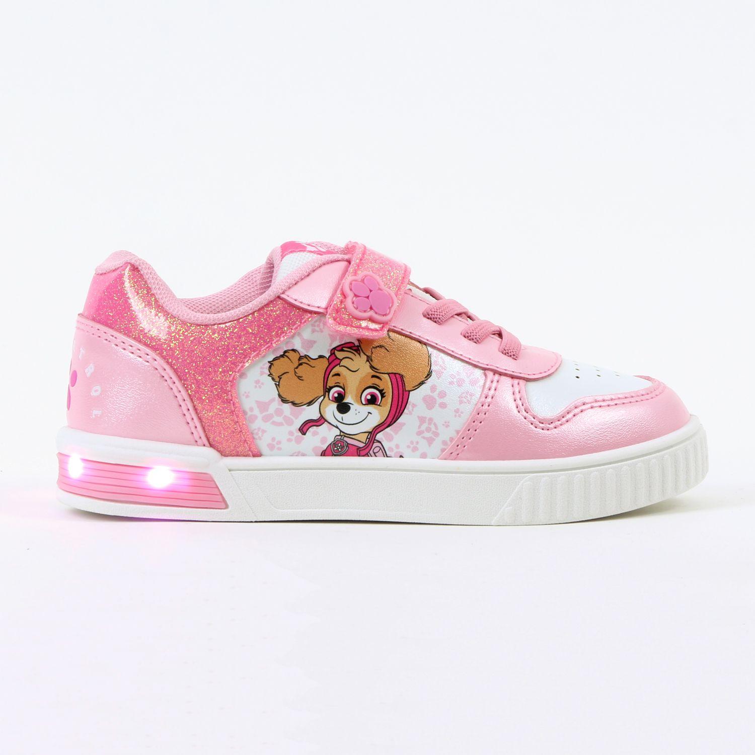 Zapatilla Luces Niña Brillos Skye Rosado Paw Patrol-0