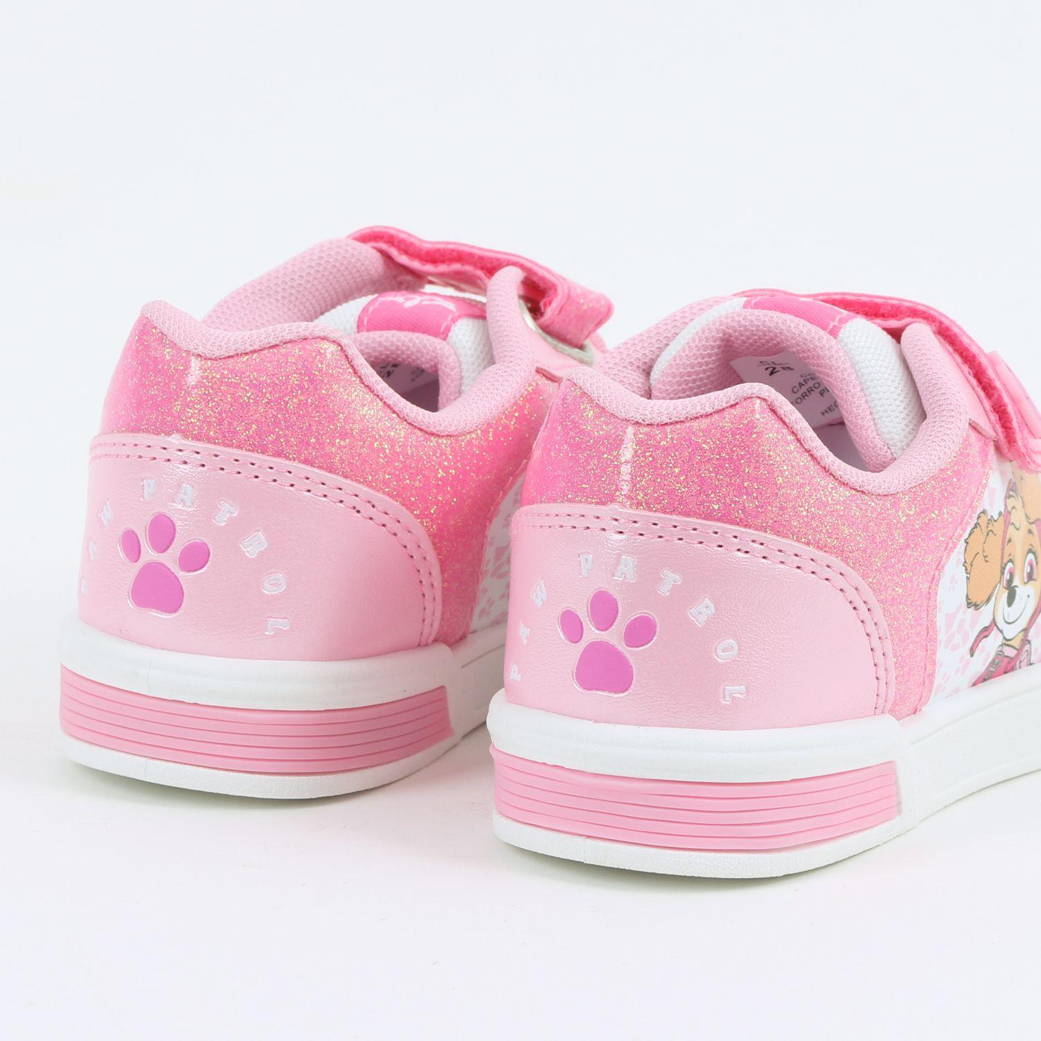 Zapatilla Luces Niña Brillos Skye Rosado Paw Patrol-2