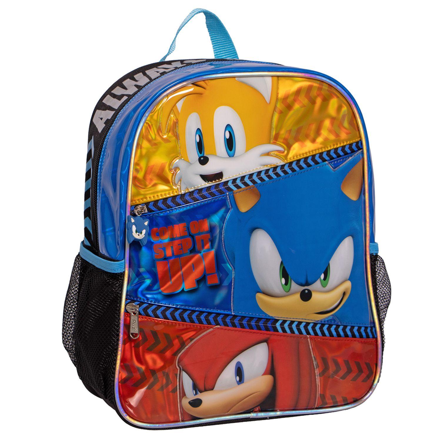 Mochila Escolar Niño Team Sonic Azul Sonic-1