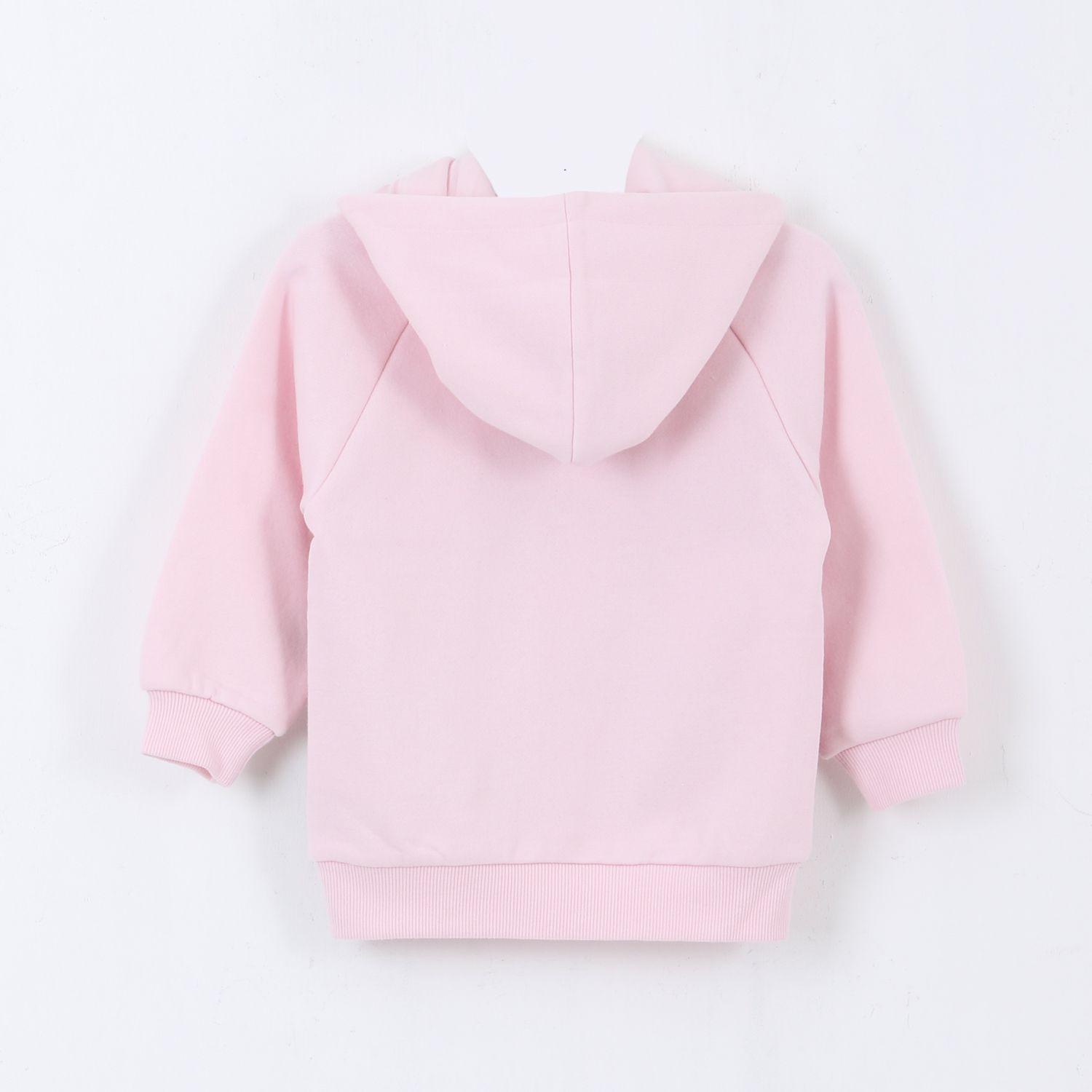 Polerón Cerrado Niña Hoodie Friends Minnie Rosado Disney-1