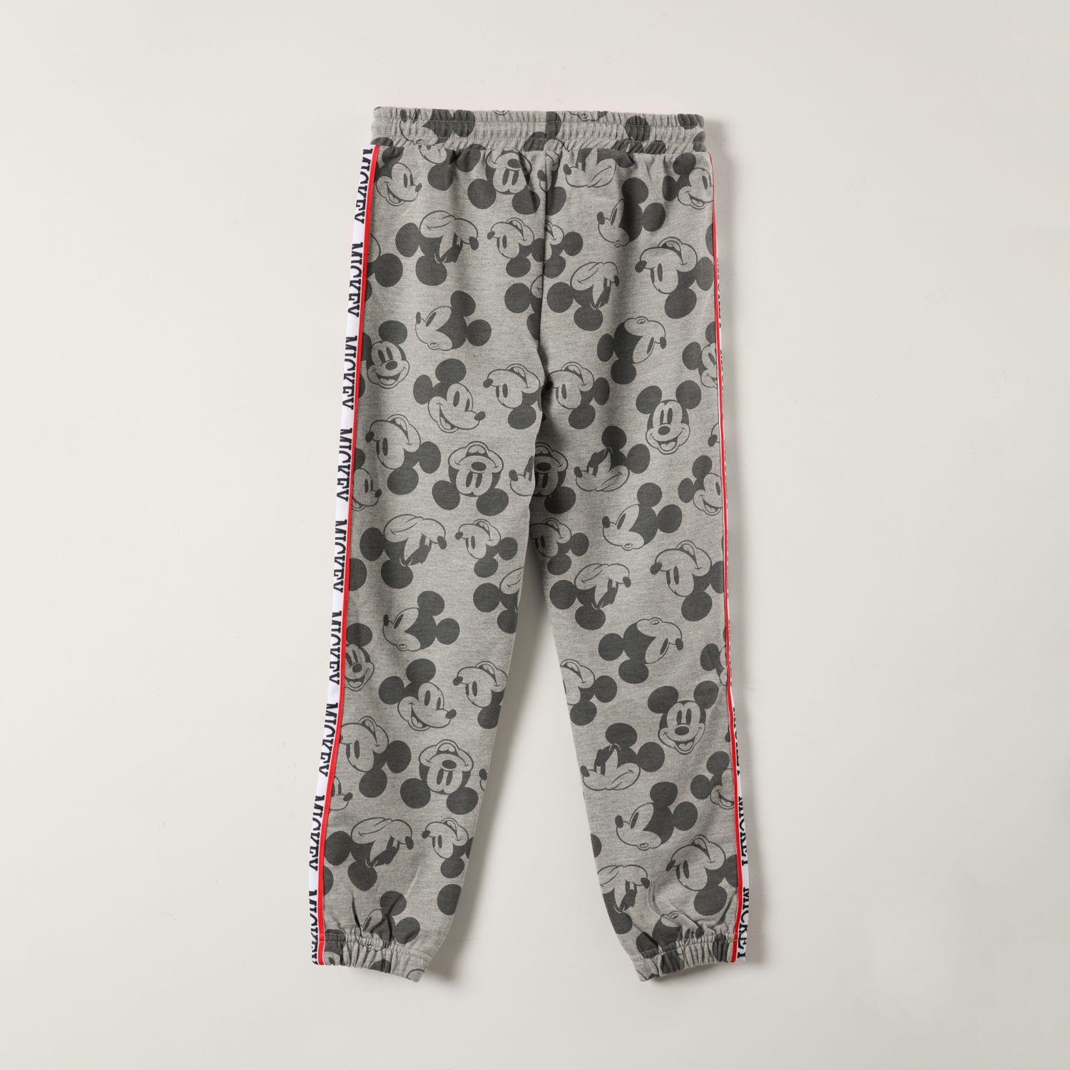Pantalon de Buzo Niño Full Print Mickey I Gris Disney-1