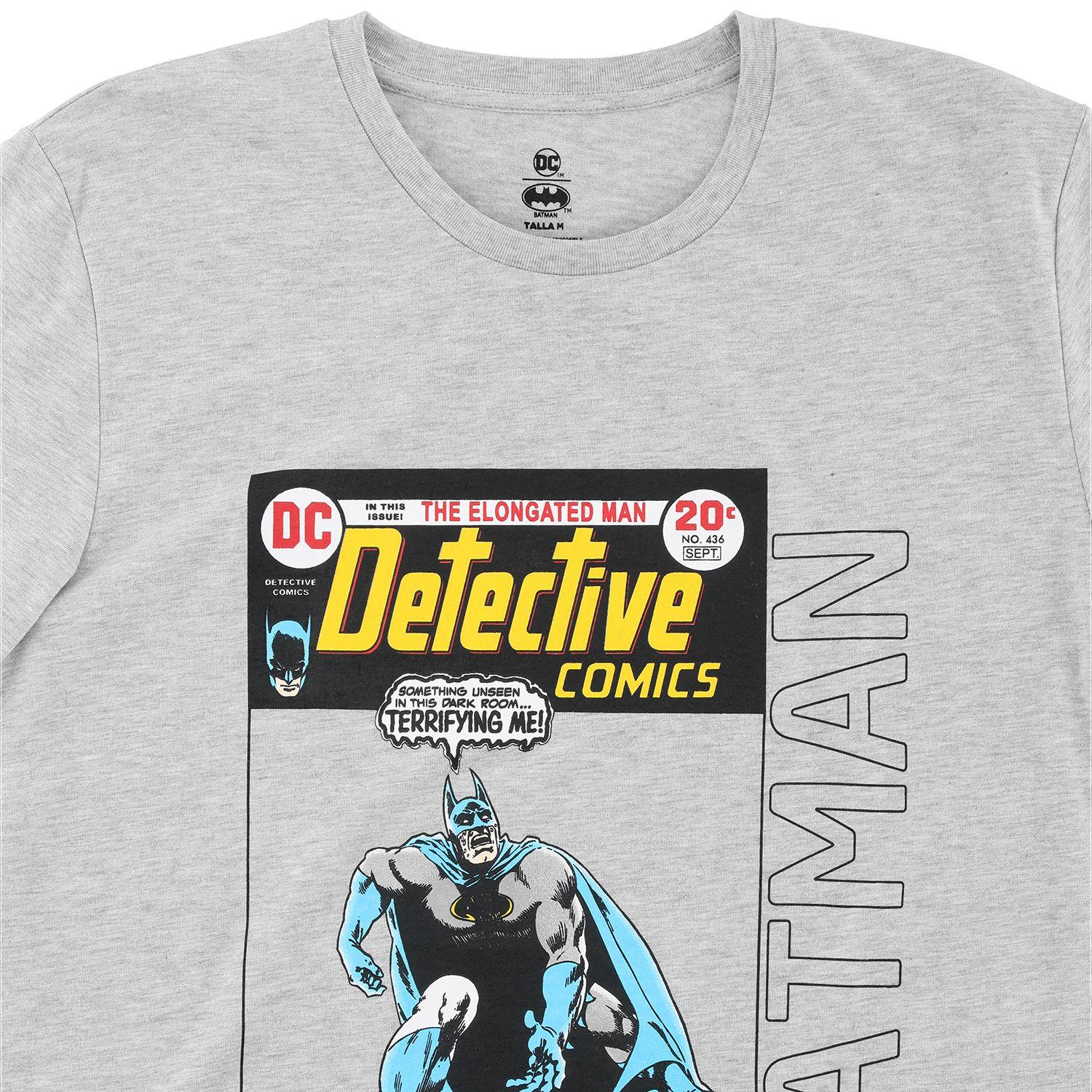 Polera Hombre Batman Detective Gris DC Comics-2