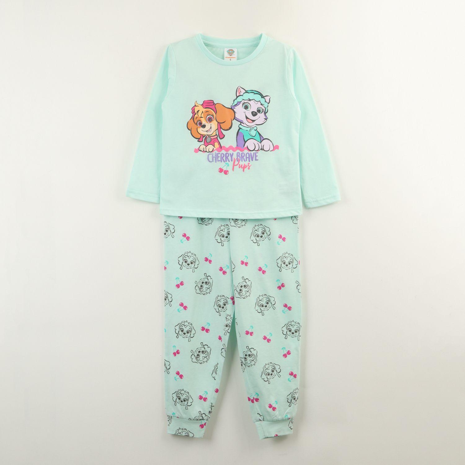 Pijama Manga Larga Niña Menta Skye & Everest Paw Patrol-0