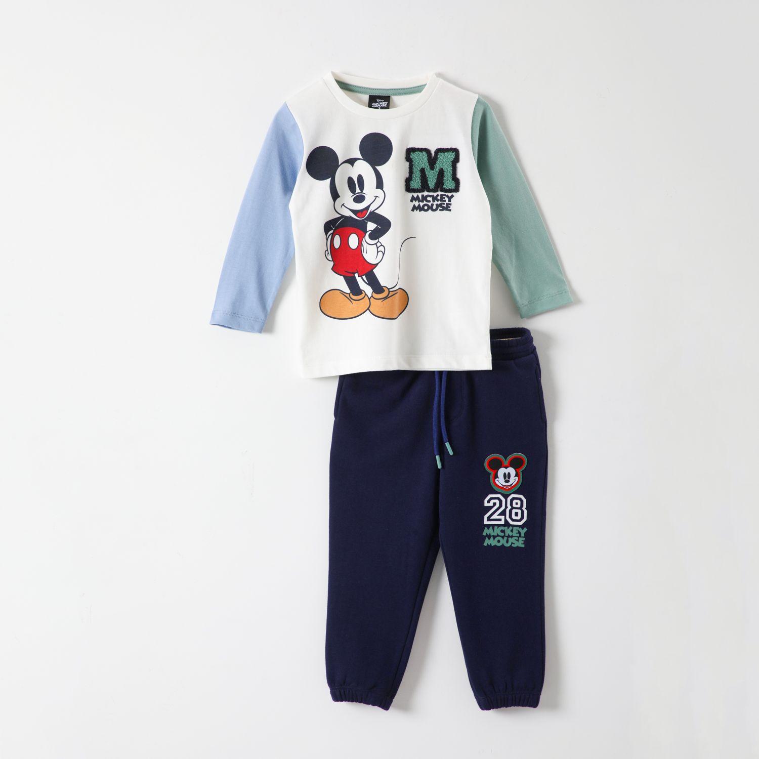 Conjunto Niño Mickey 28 Beige Disney-0