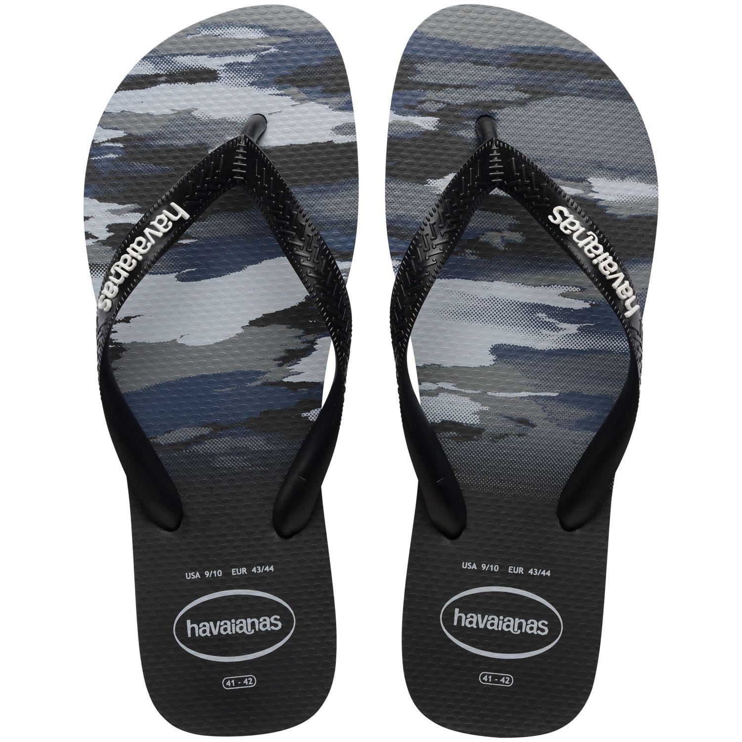Sandalia Hombre Top Camu Negro Havaianas-0
