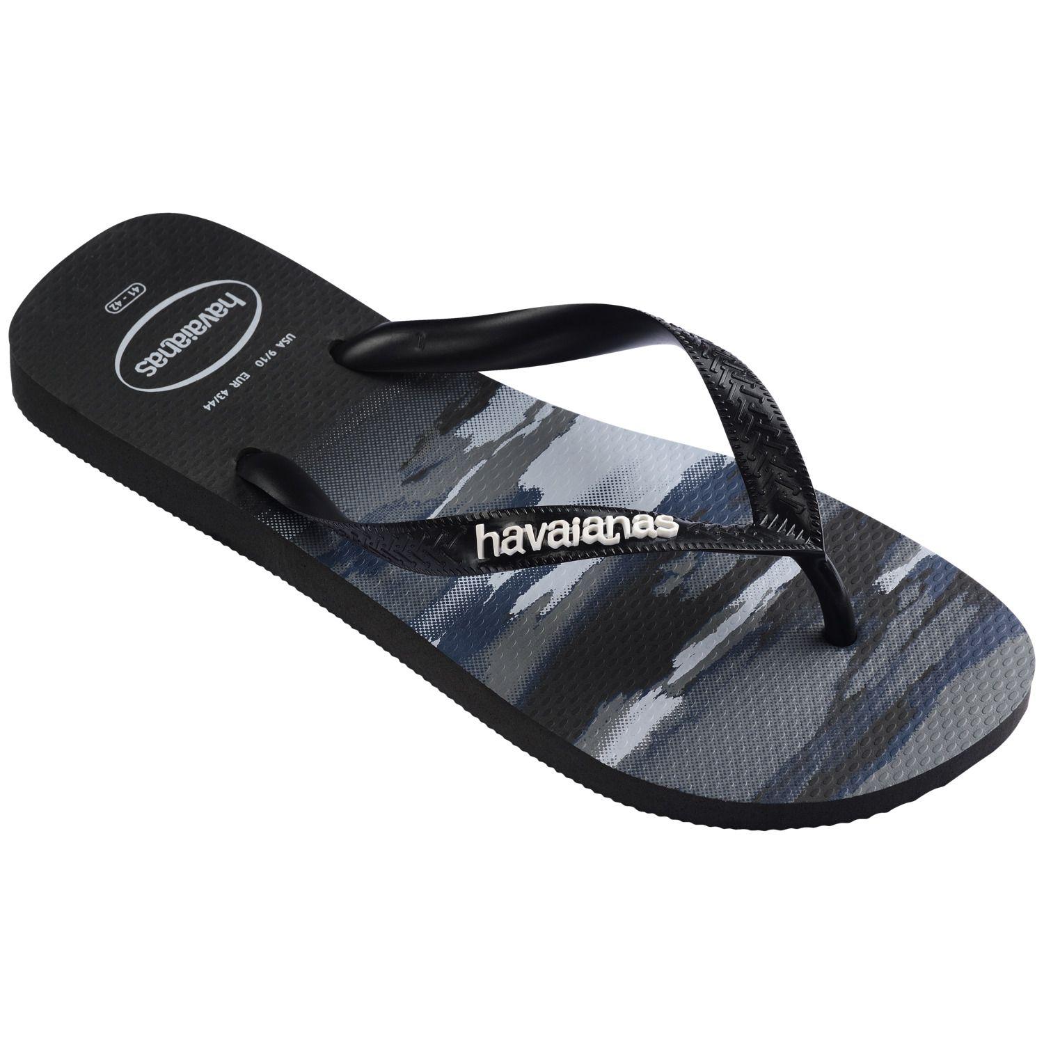 Sandalia Hombre Top Camu Negro Havaianas-1