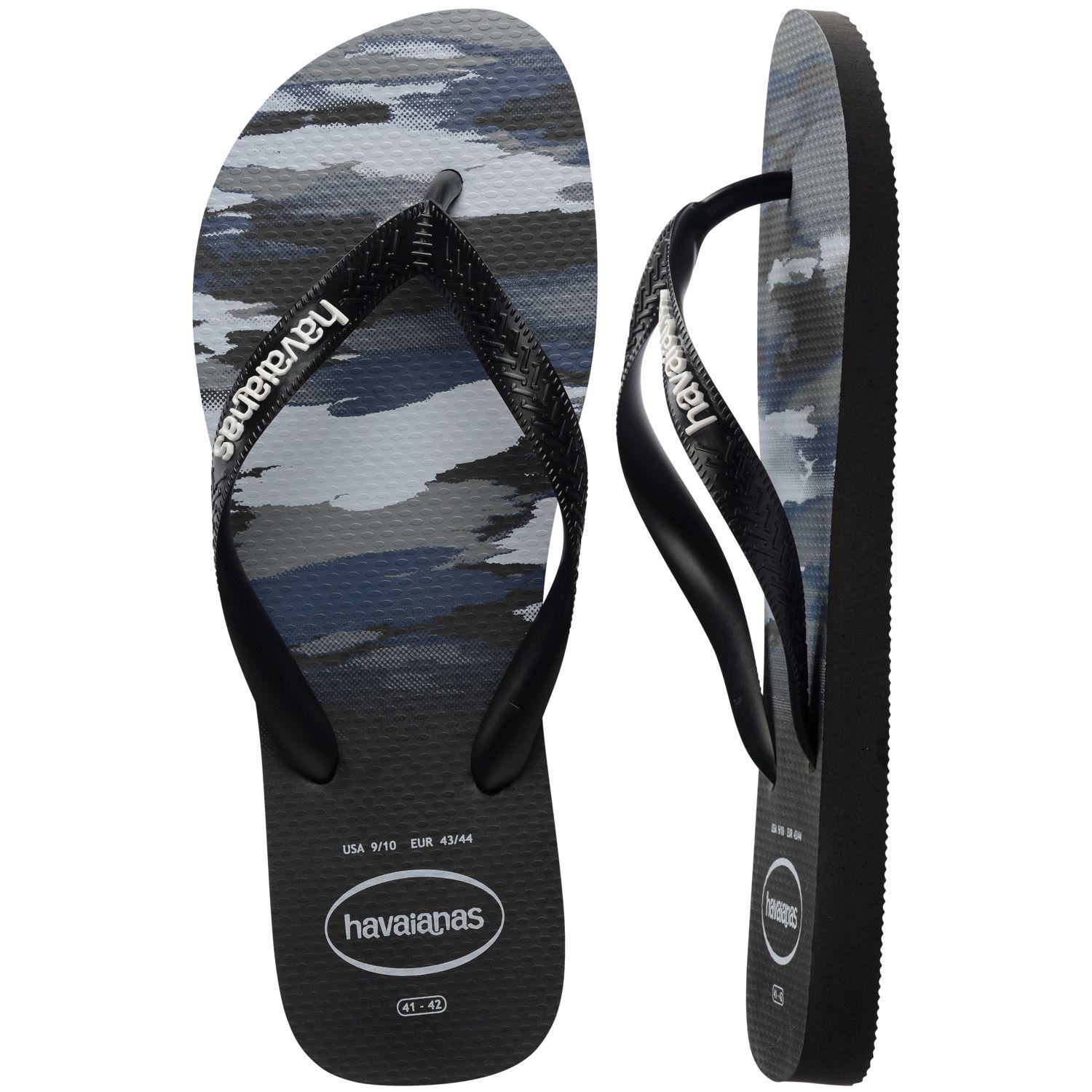 Sandalia Hombre Top Camu Negro Havaianas-4