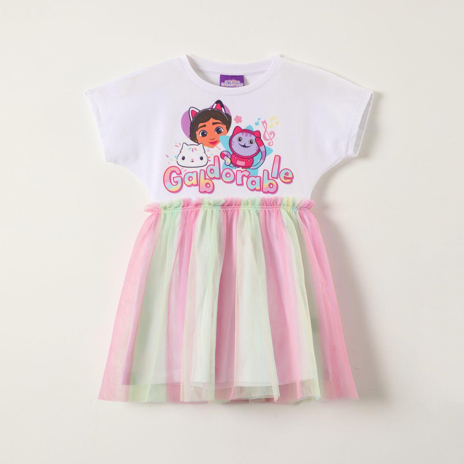Vestido Niña Arcoirir Blanco Gabby Doll House-0