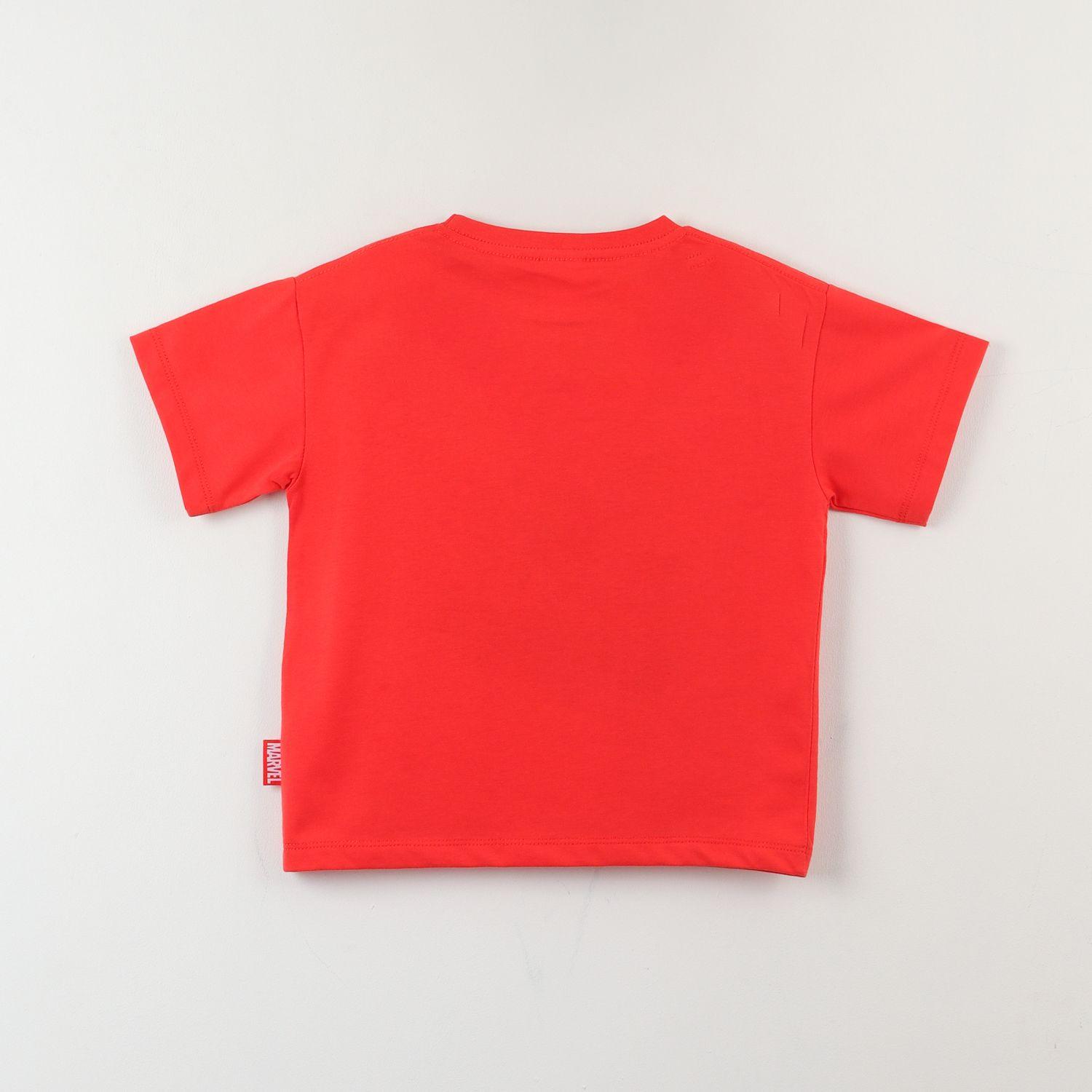 Polera Manga Corta Niño Rojo Do The Spidey Marvel-1