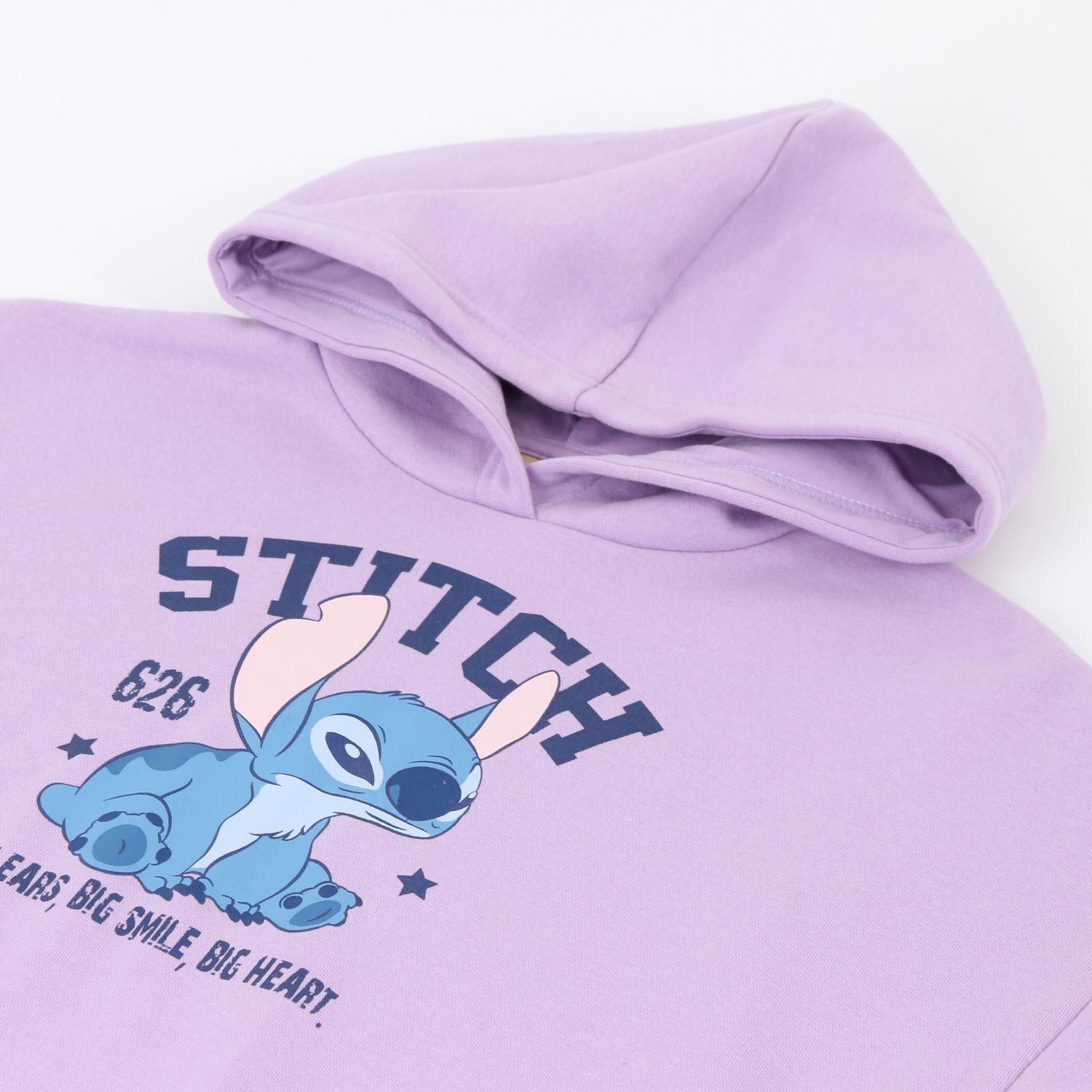 Polerón Niña Hoodie 626 Lilo & Stitch Rosado Disney-2