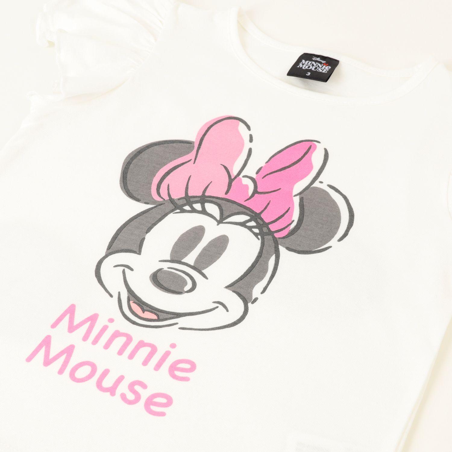 Polera Sin Mangas Niña Minnie Vuelos Blanco Disney-1