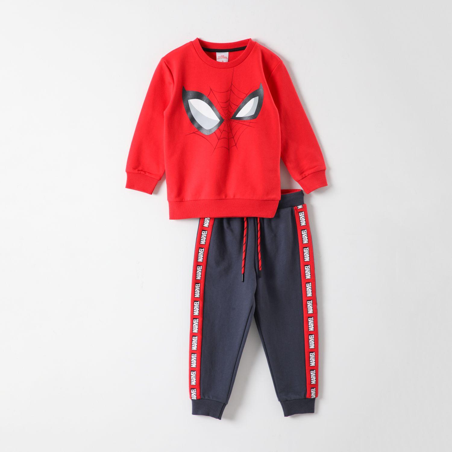 Buzo Niño Ojos Spiderman Rojo Marvel-0