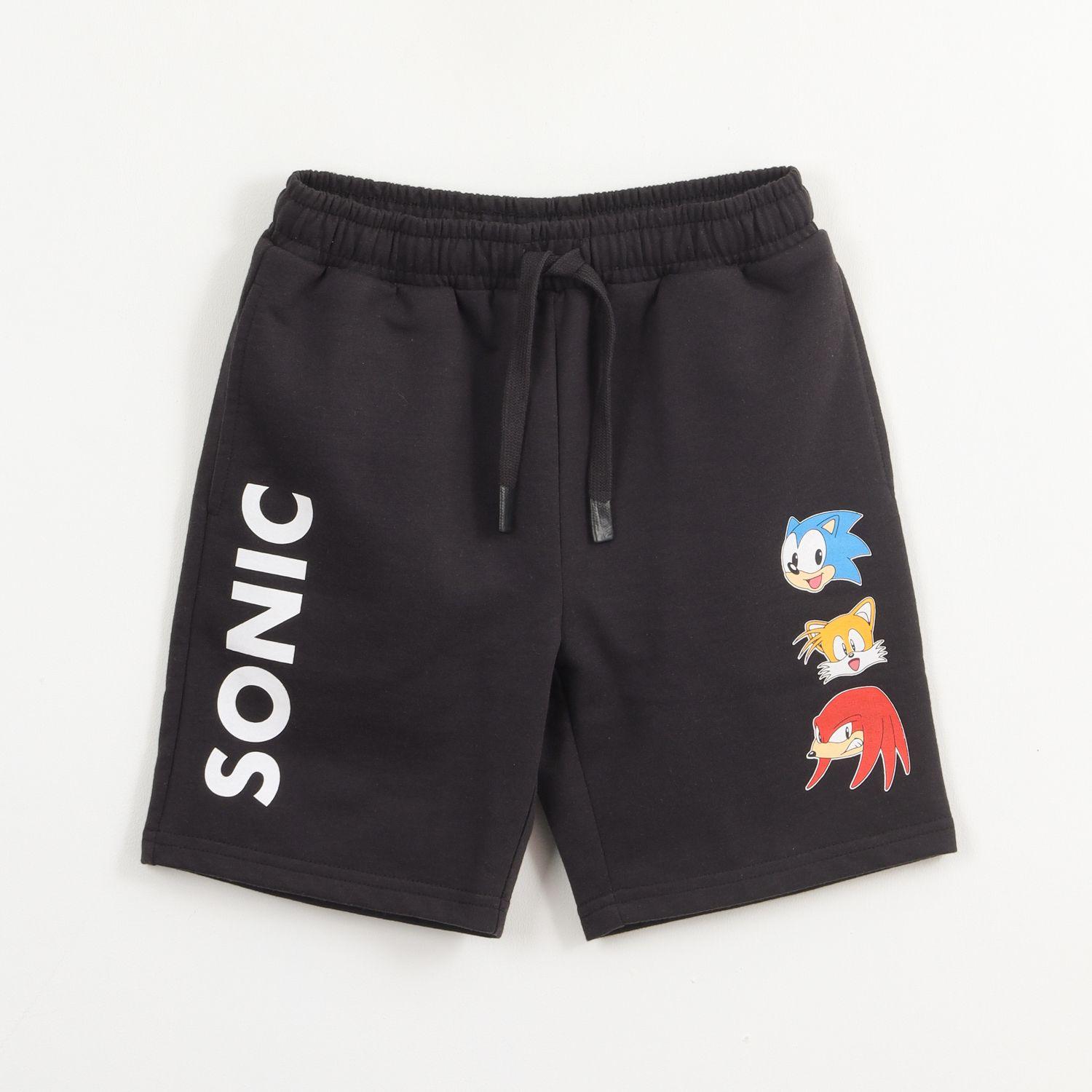 Short Niño Negro Personajes Sonic-0
