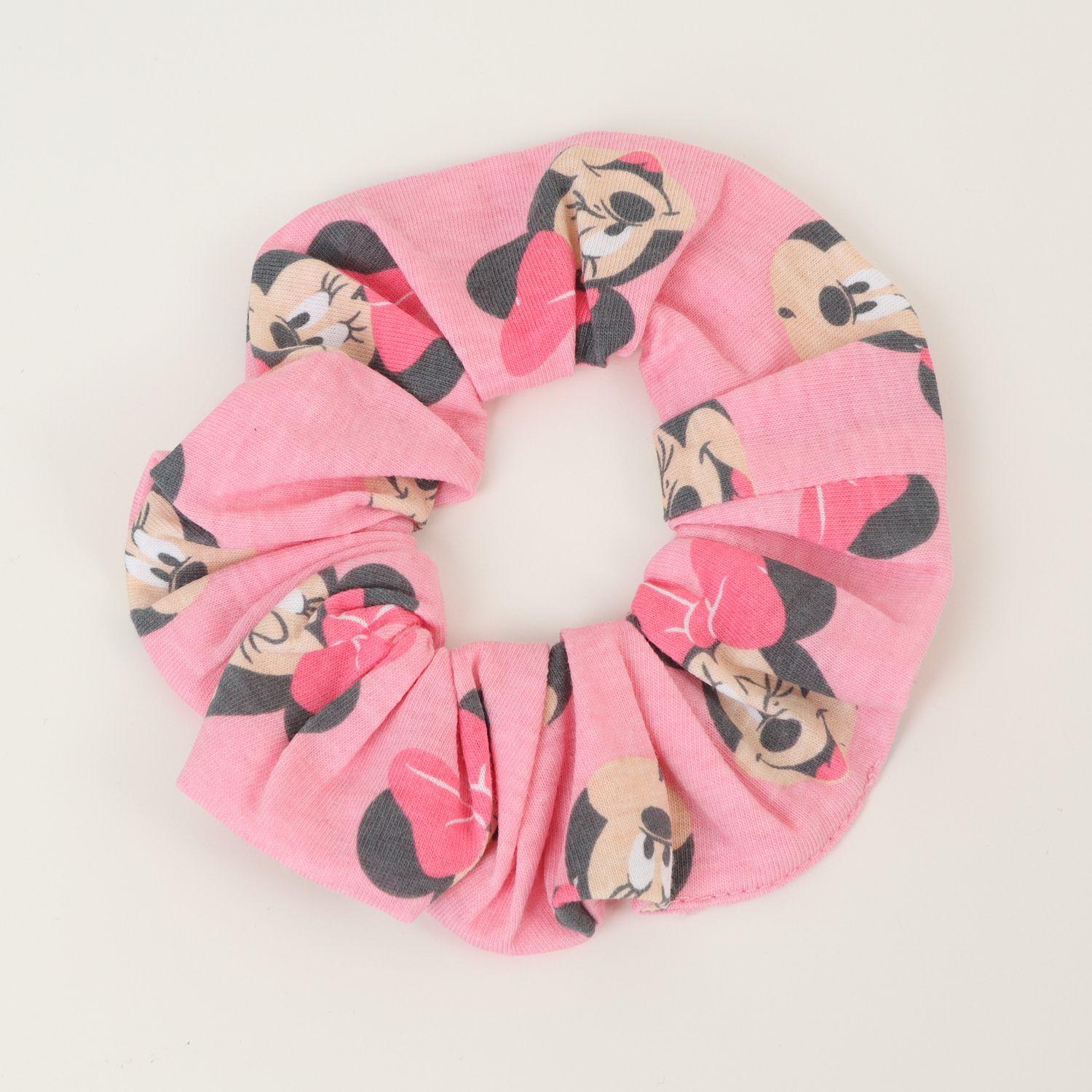 Vestido Sin Manga y Collet Niña Rosa Print Minnie Disney-3