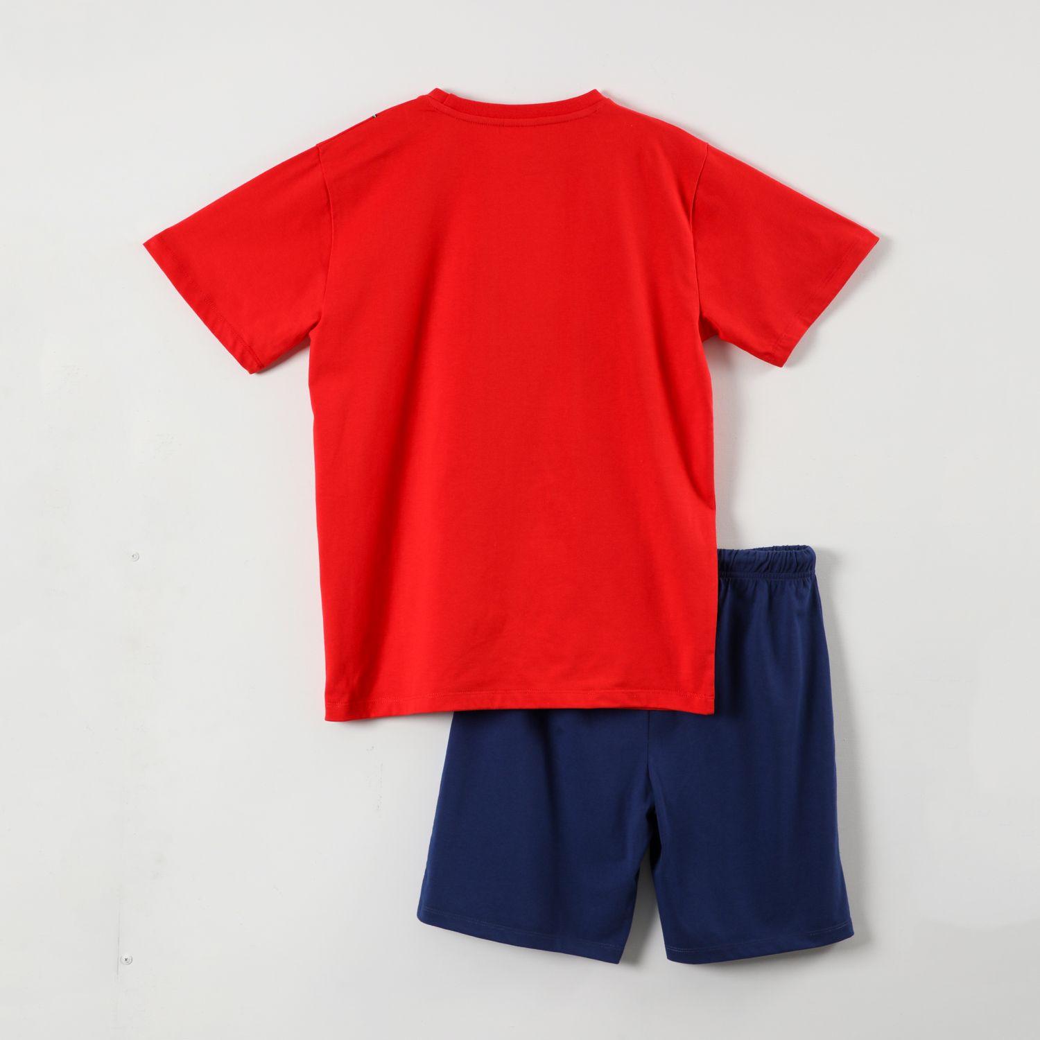 Pijama Corto Niño Spiderman Rojo Marvel-3