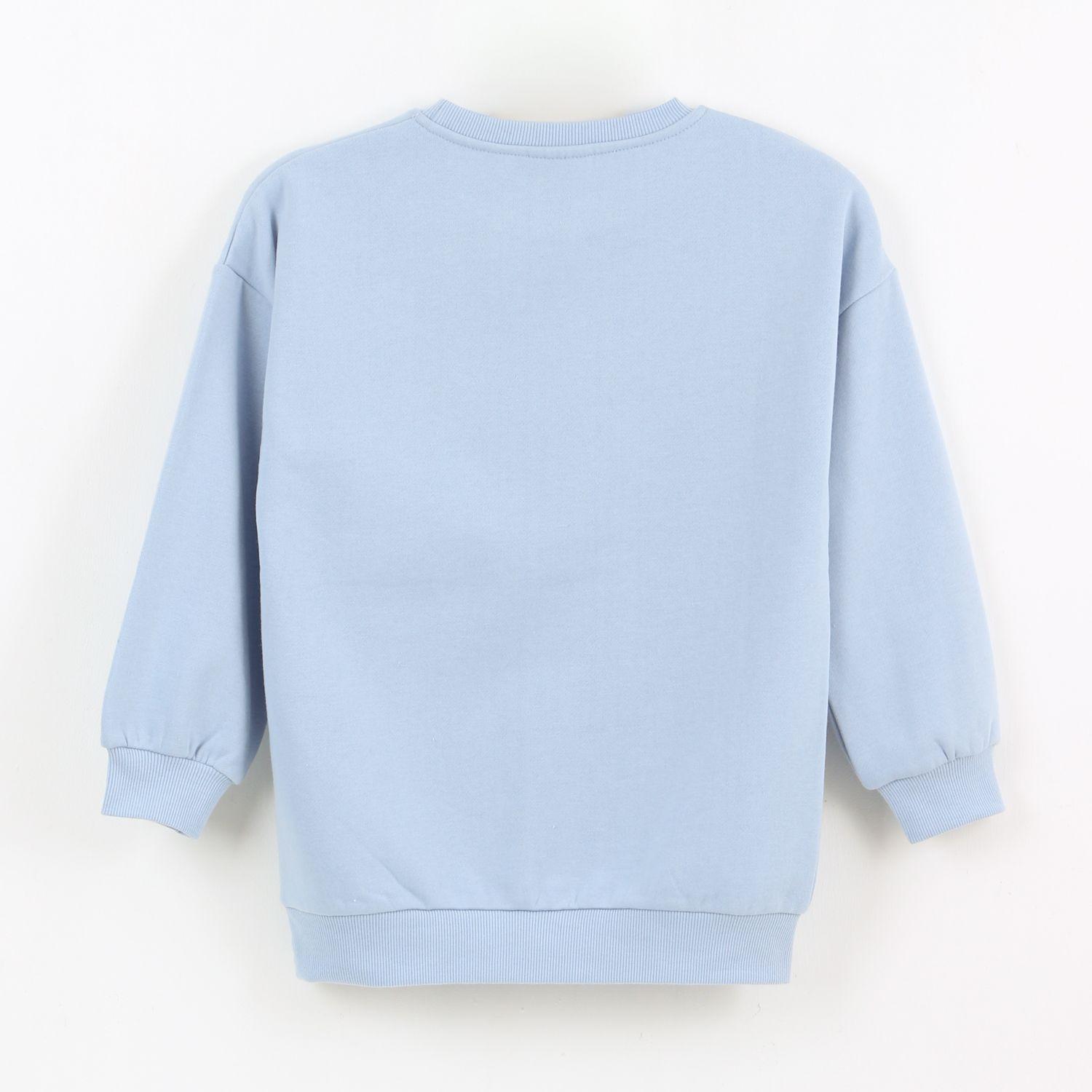 Polerón Cerrado Niña Friends Celeste Hello Kitty-1