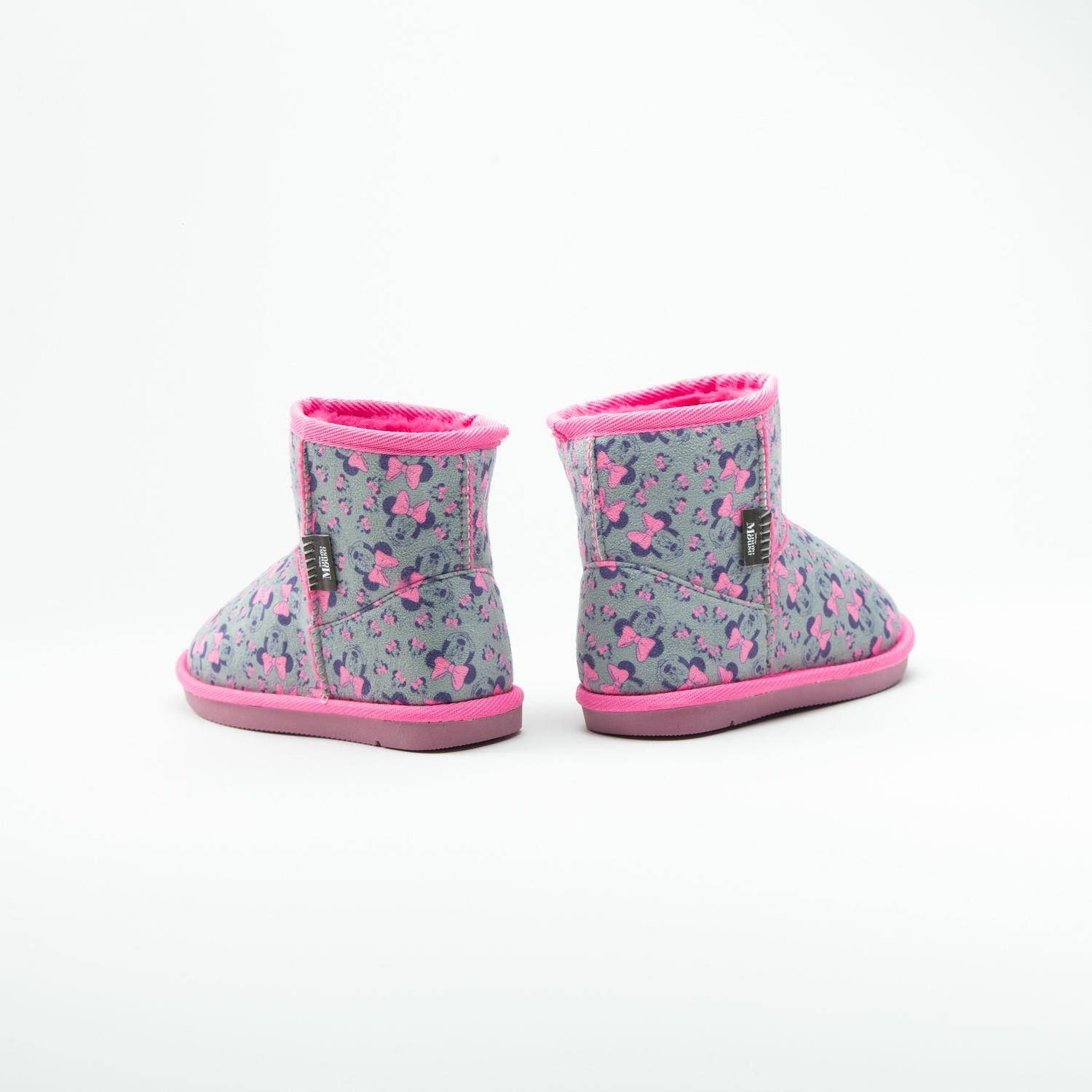 Bota Chiporro Niña Minnie Bella Gris Disney-2