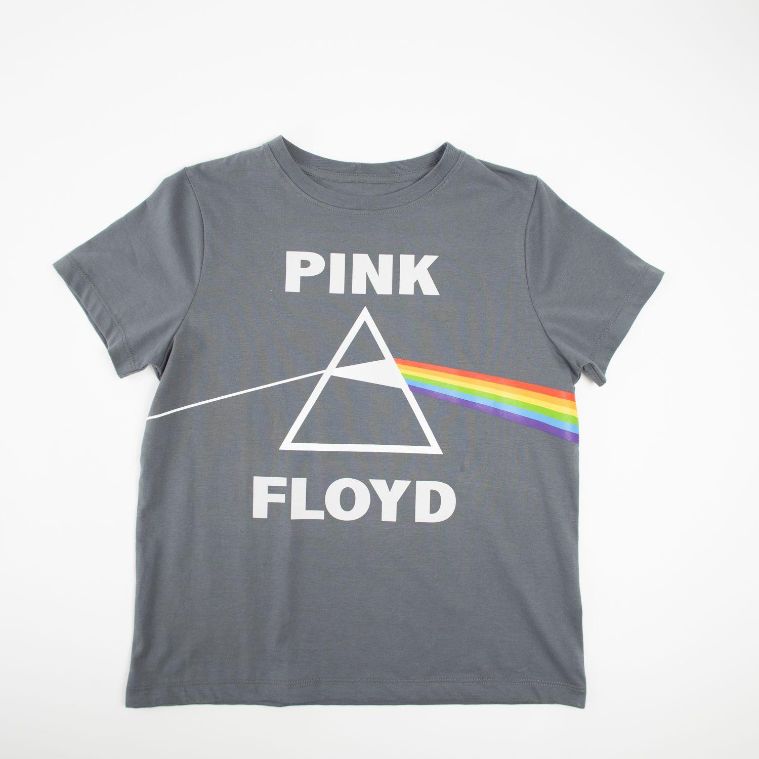 Polera Mujer  Pink Floyd Prisma Gris-0