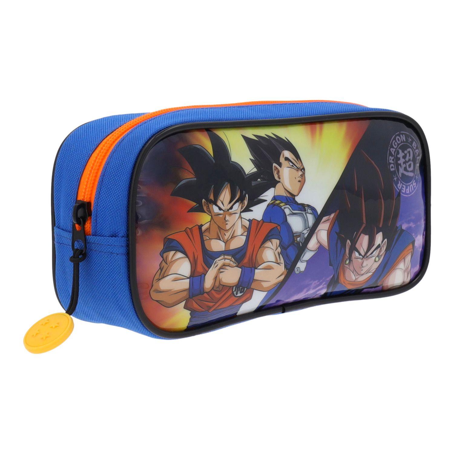 Estuche Escolar Niño Personajes Azul Dragon Ball-1