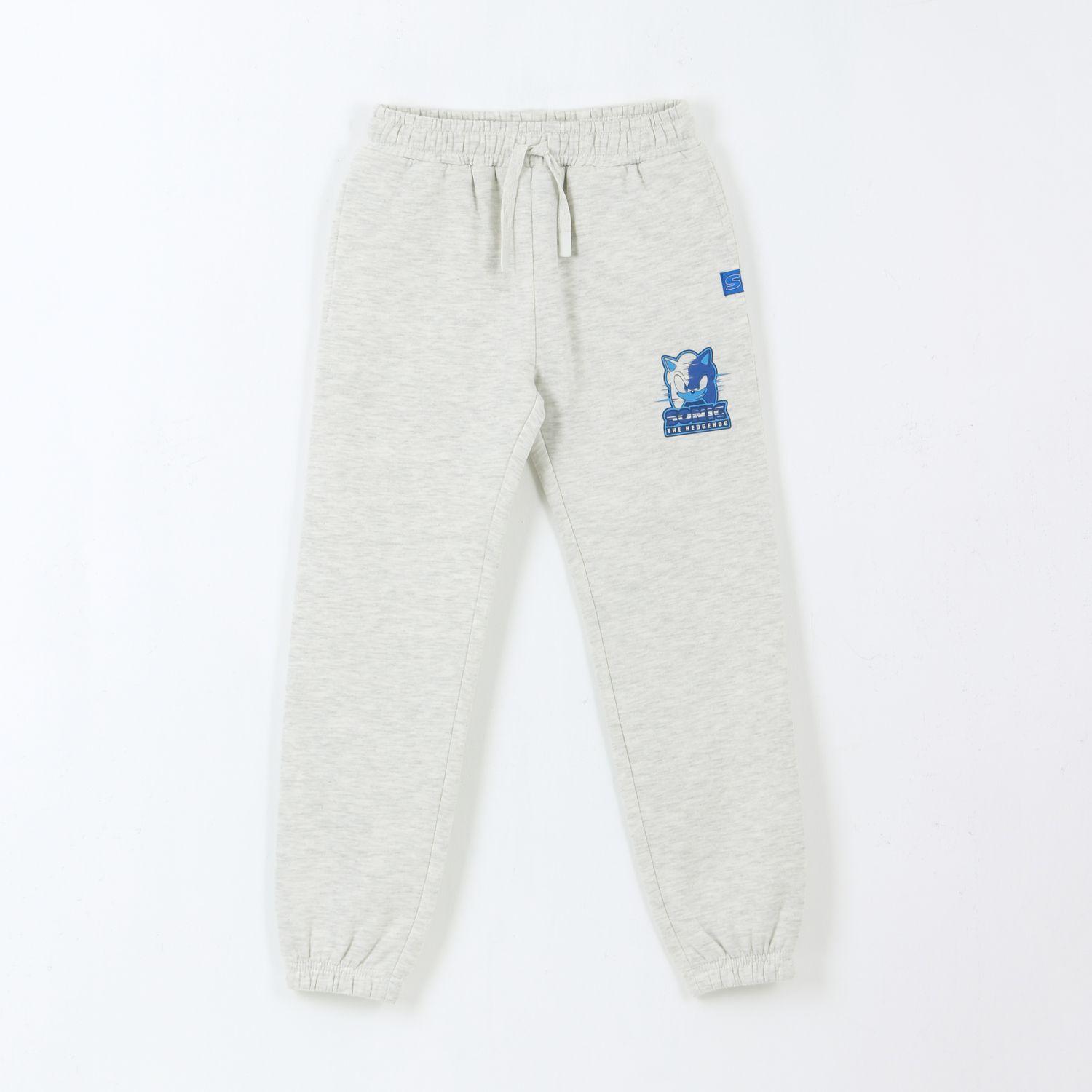 Pantalón de Buzo Niño Cara Gris Sonic-0