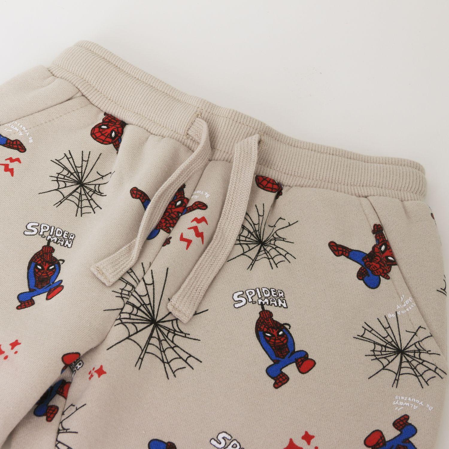 Conjunto Buzo Niño Full Print Spiderman Beige Marvel-3