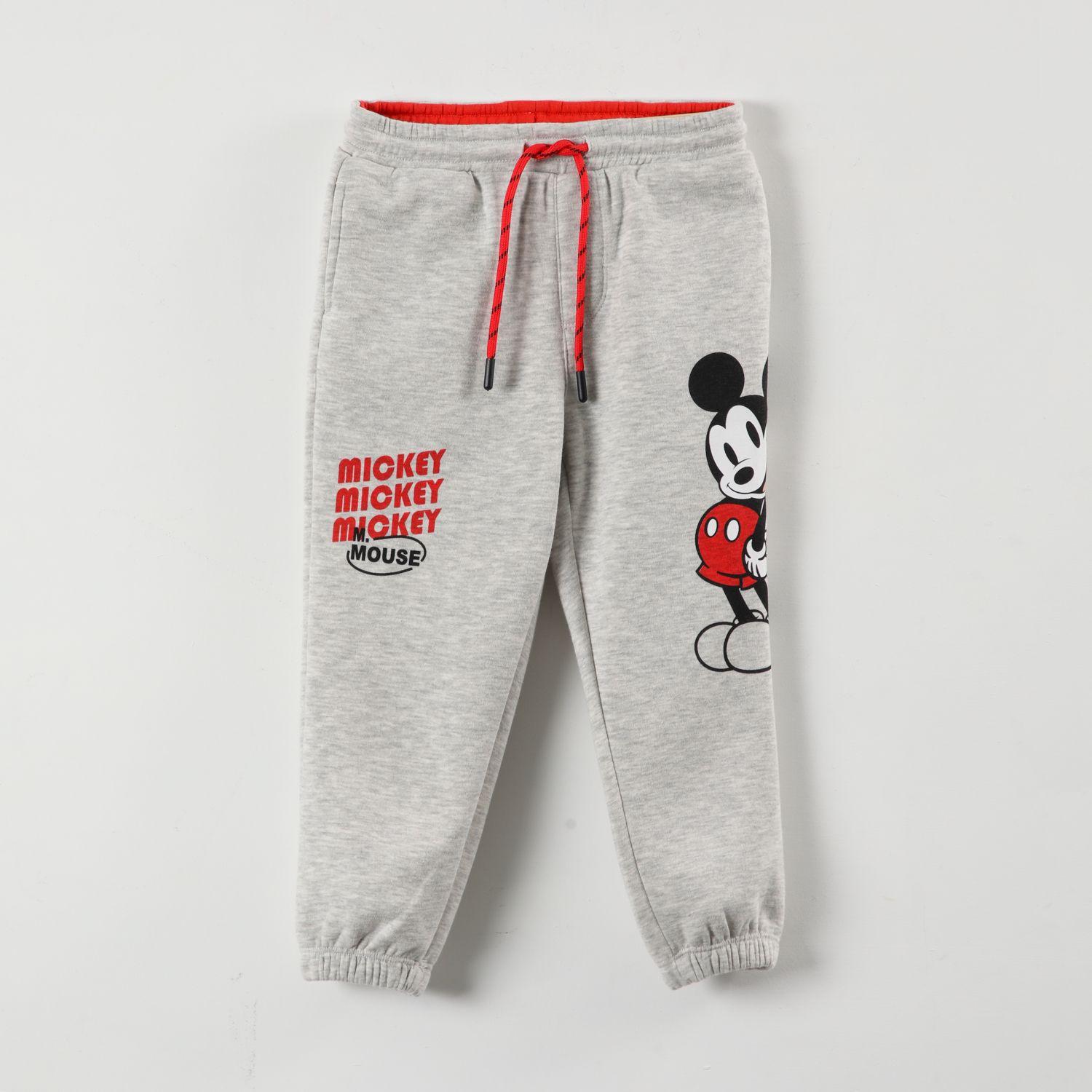 Pantalon De Buzo Niño Mickey Pose Gris Disney-0
