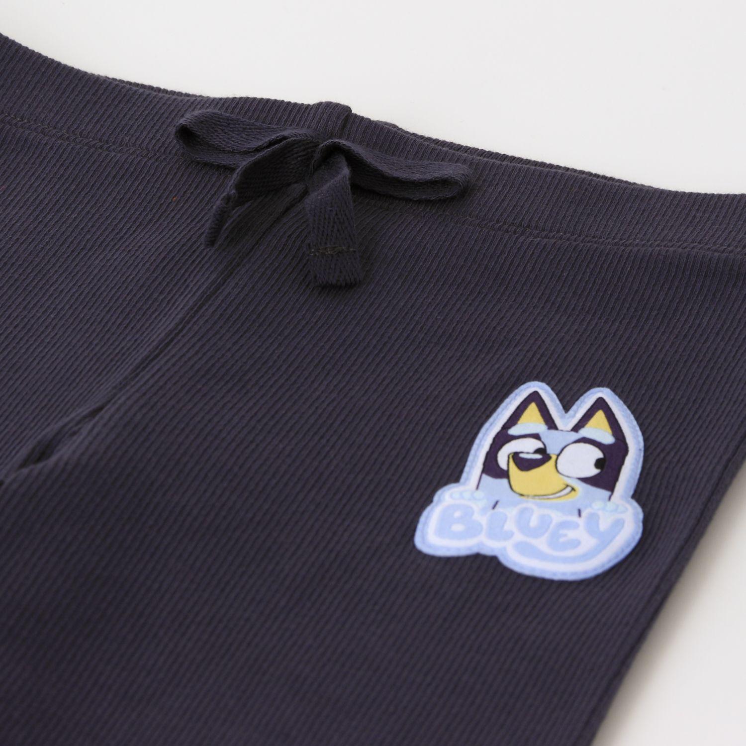 Calza Niña Logo Gris Bluey-2